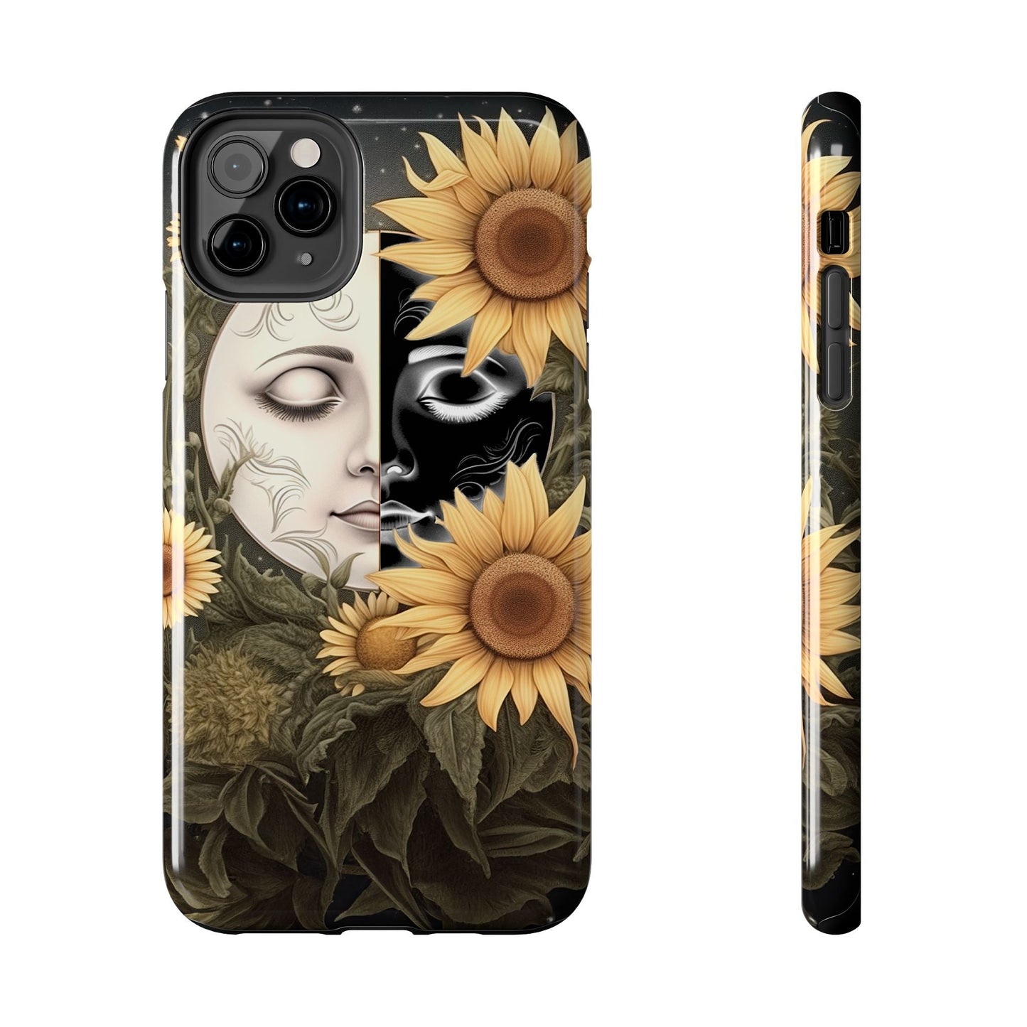 Sunflower Moon and Stars iPhone Case – Ethereal Art - BOGO Cases