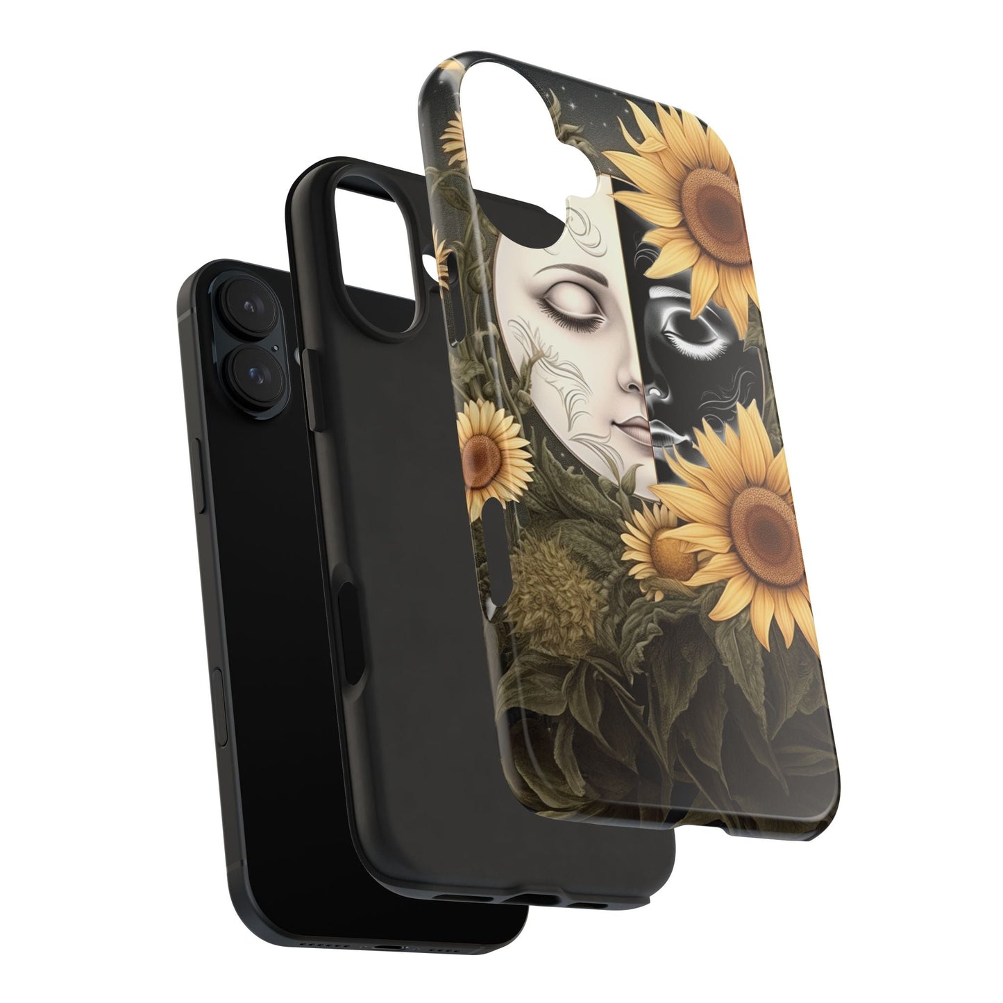Sunflower Moon and Stars iPhone Case – Ethereal Art - BOGO Cases
