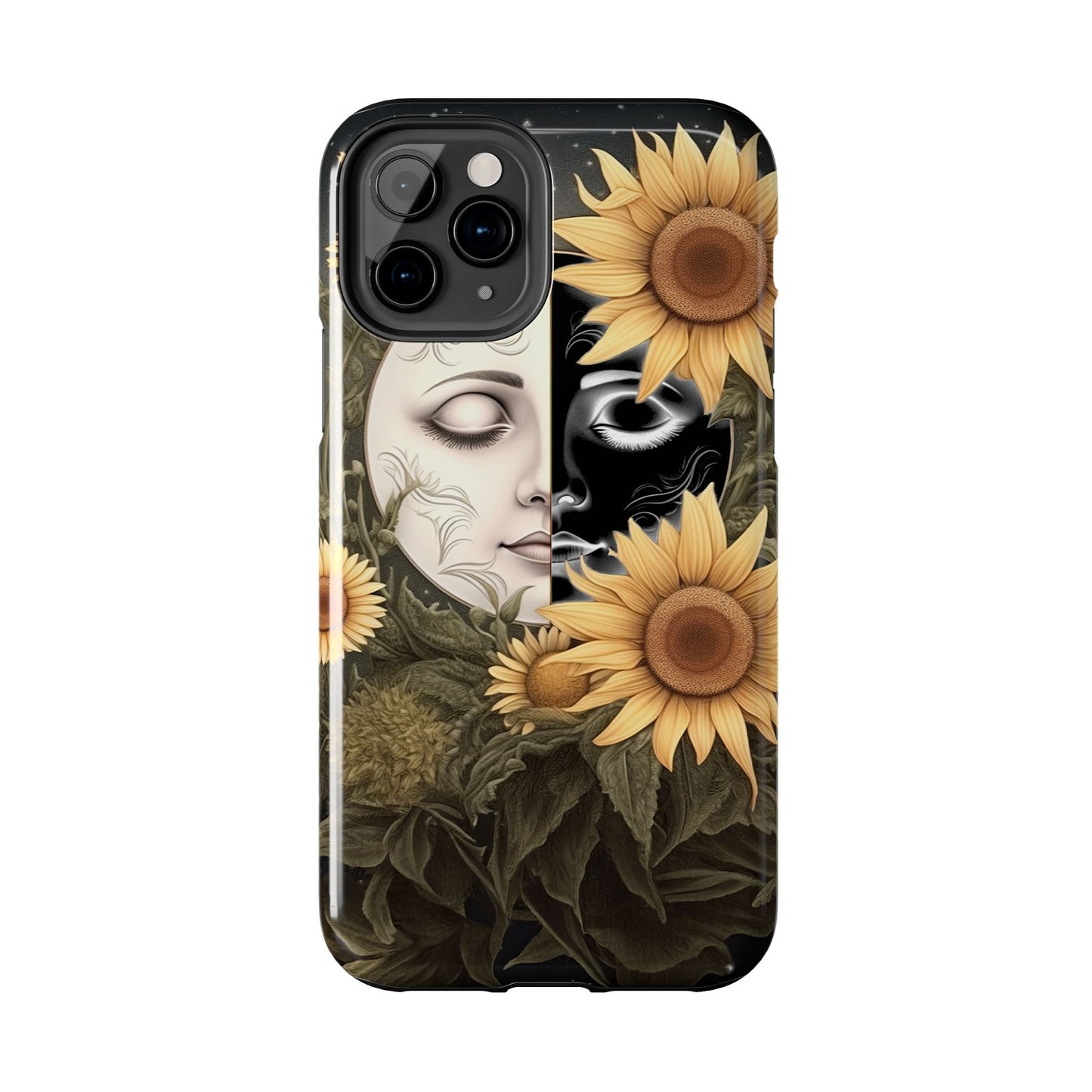 Sunflower Moon and Stars iPhone Case – Ethereal Art - BOGO Cases