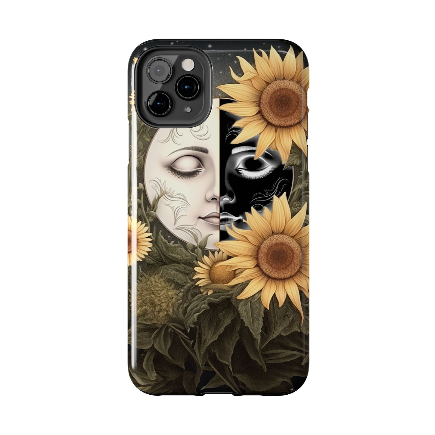 Sunflower Moon and Stars iPhone Case – Ethereal Art - BOGO Cases