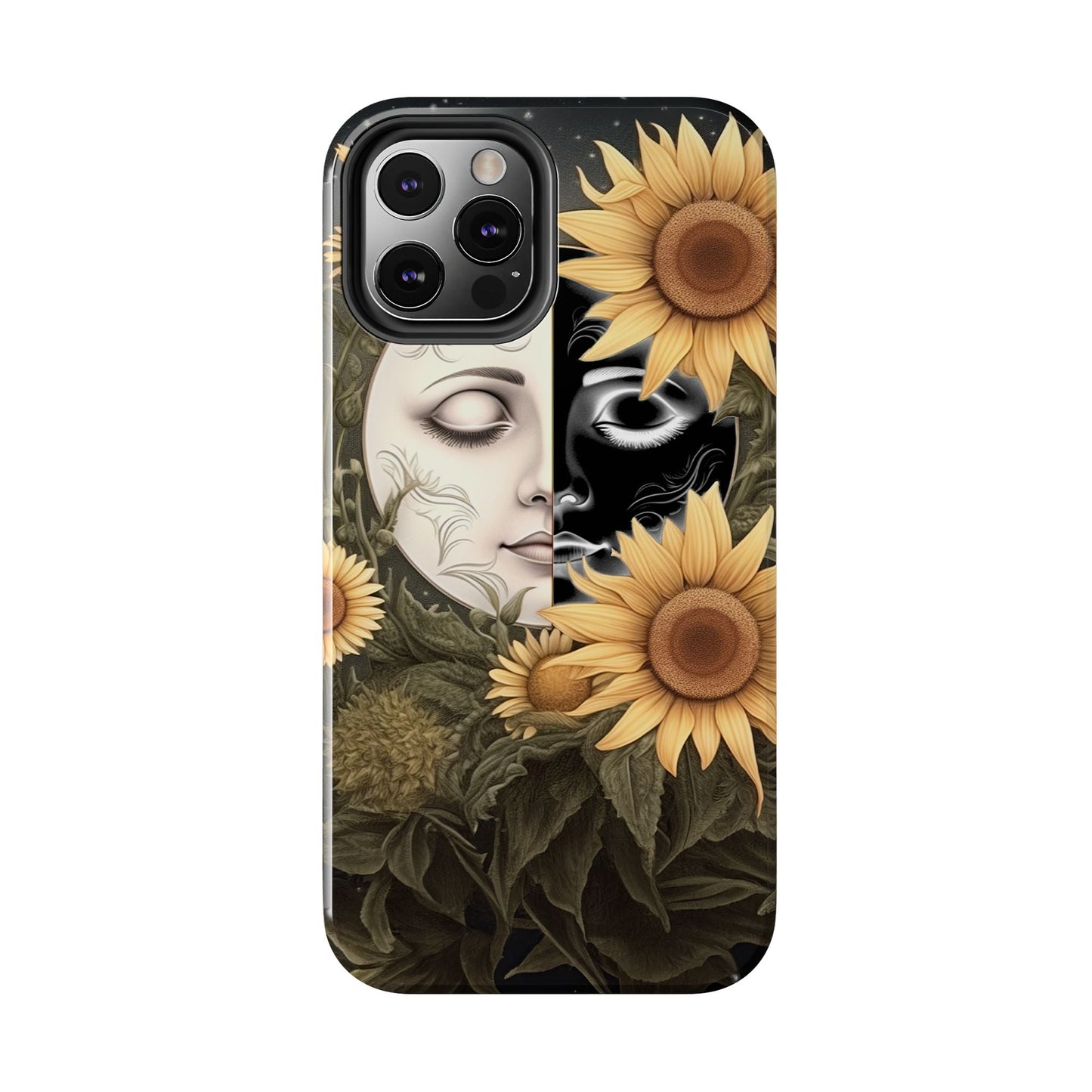 Sunflower Moon and Stars iPhone Case – Ethereal Art - BOGO Cases