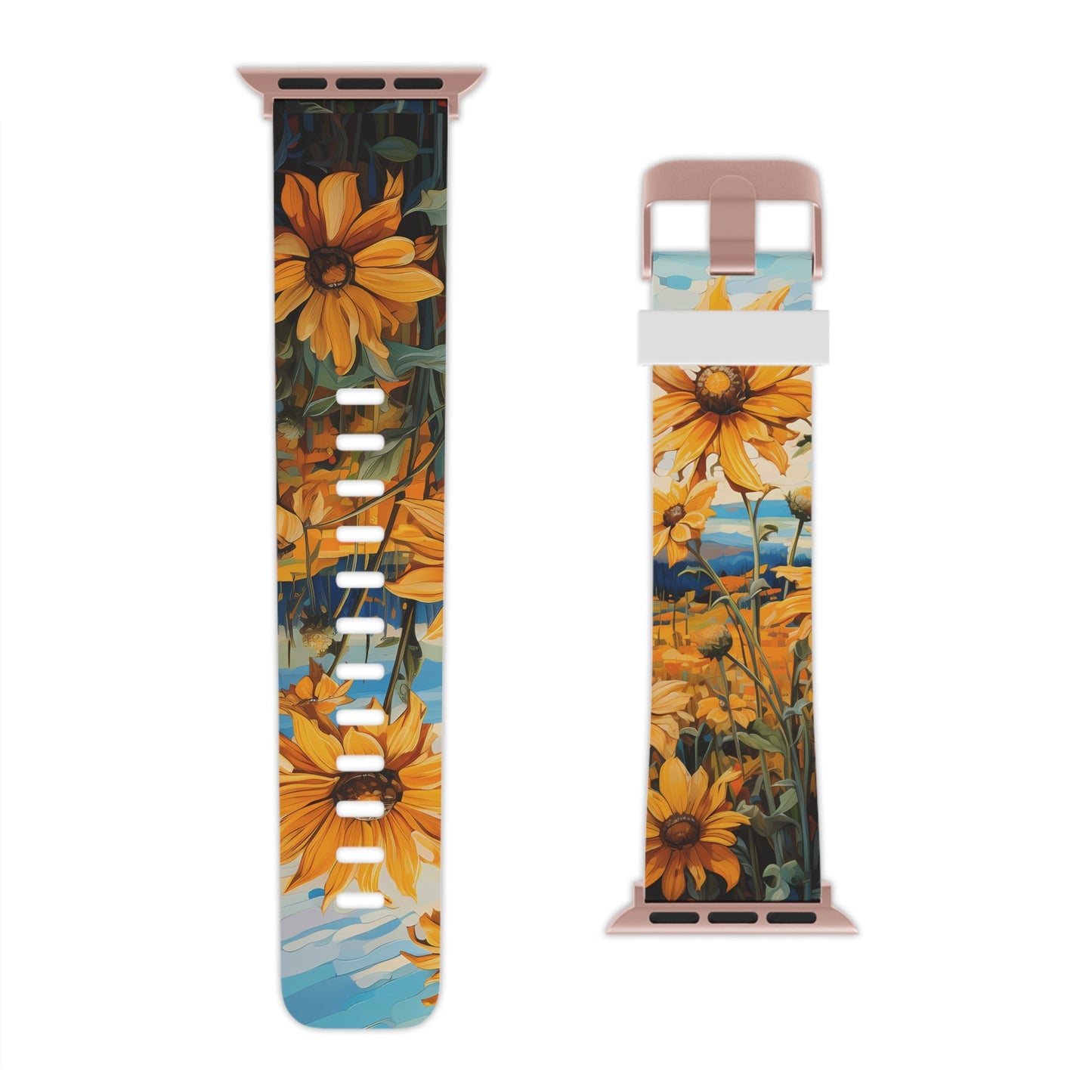 Sunflower Rustic Farmhouse Apple Watch Band - BOGO Cases