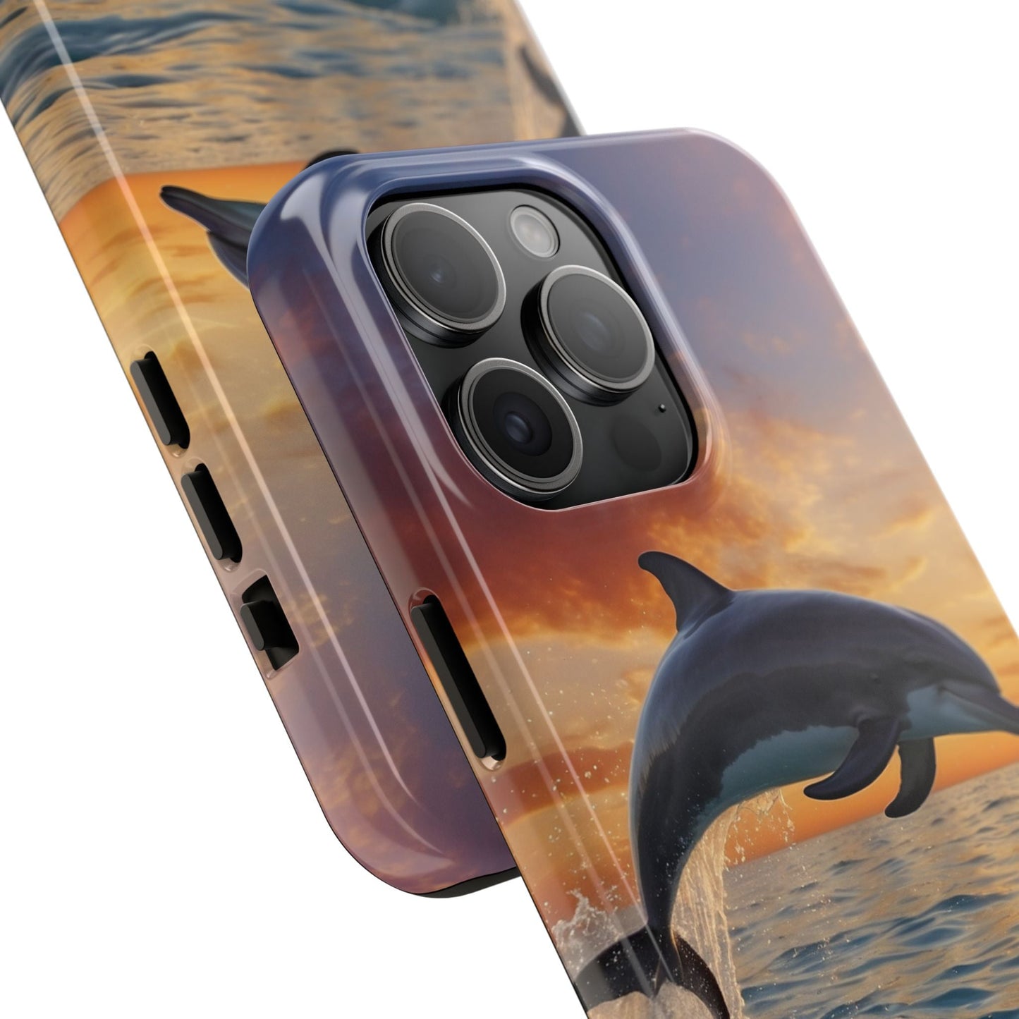 Sunset Dolphin iPhone Case - BOGO Cases