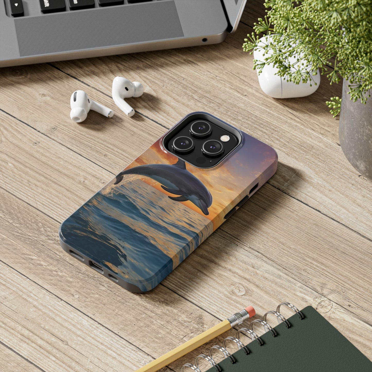 Sunset Dolphin iPhone Case - BOGO Cases