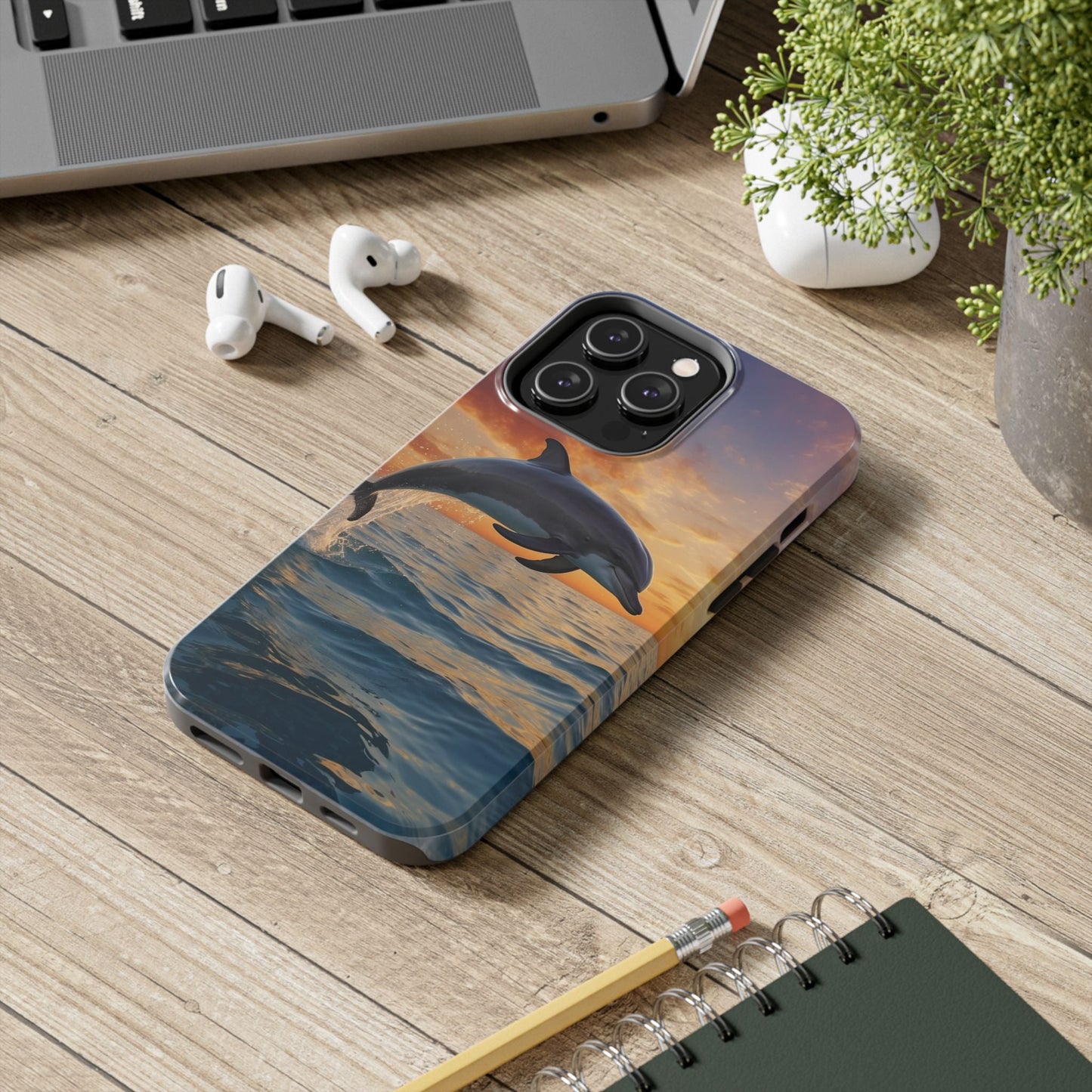 Sunset Dolphin iPhone Case - BOGO Cases