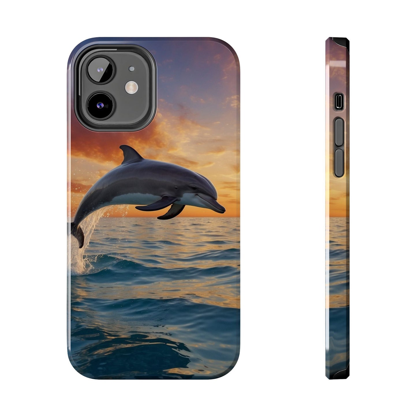 Sunset Dolphin iPhone Case - BOGO Cases