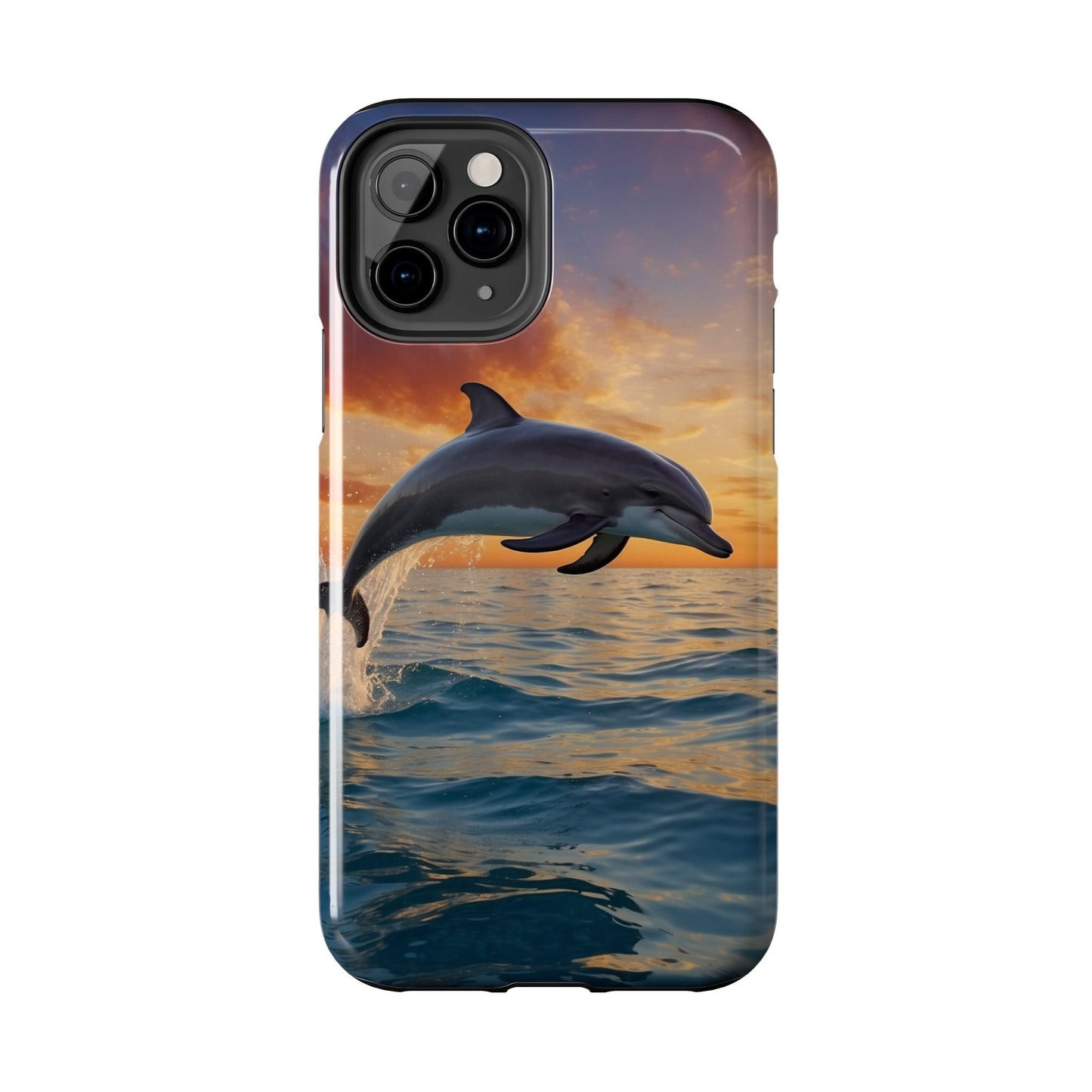 Sunset Dolphin iPhone Case - BOGO Cases