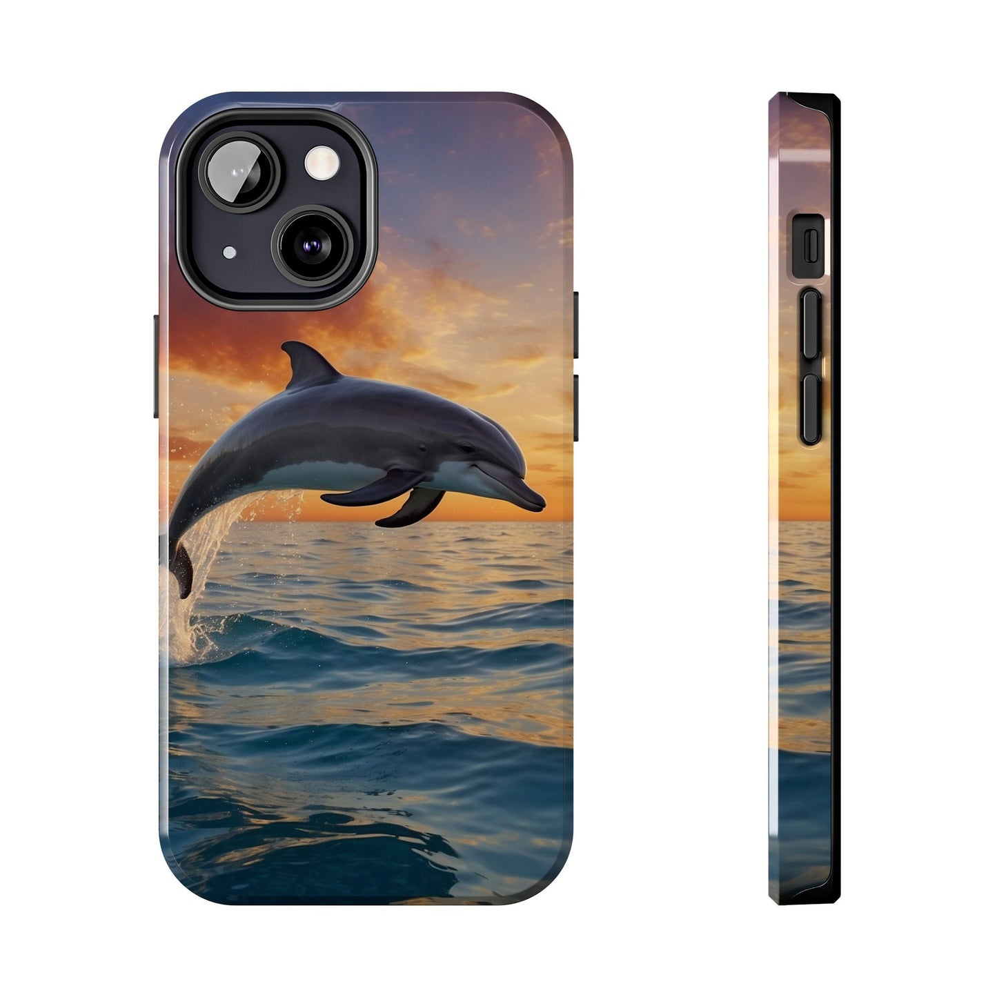 Sunset Dolphin iPhone Case - BOGO Cases
