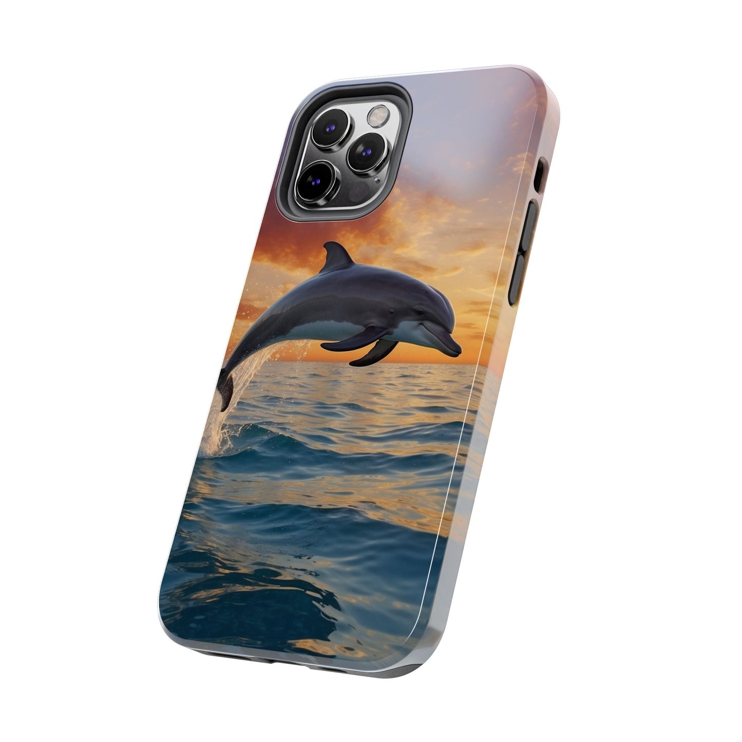 Sunset Dolphin iPhone Case - BOGO Cases