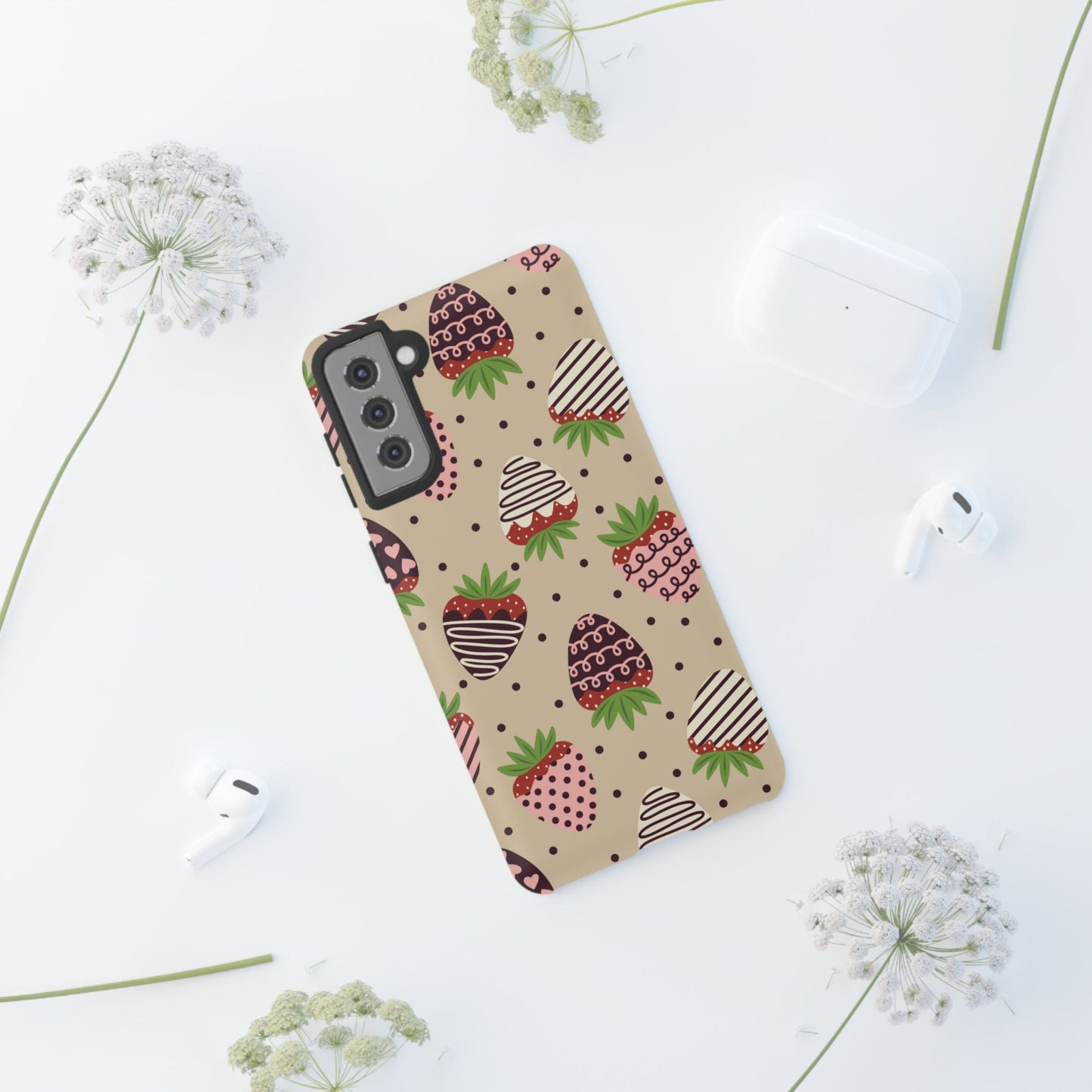Sweetest Strawberries Samsung Galaxy Case - BOGO Cases
