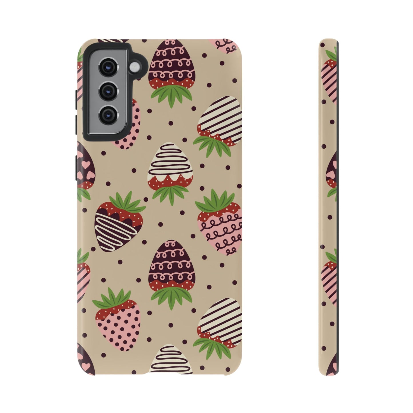 Sweetest Strawberries Samsung Galaxy Case - BOGO Cases