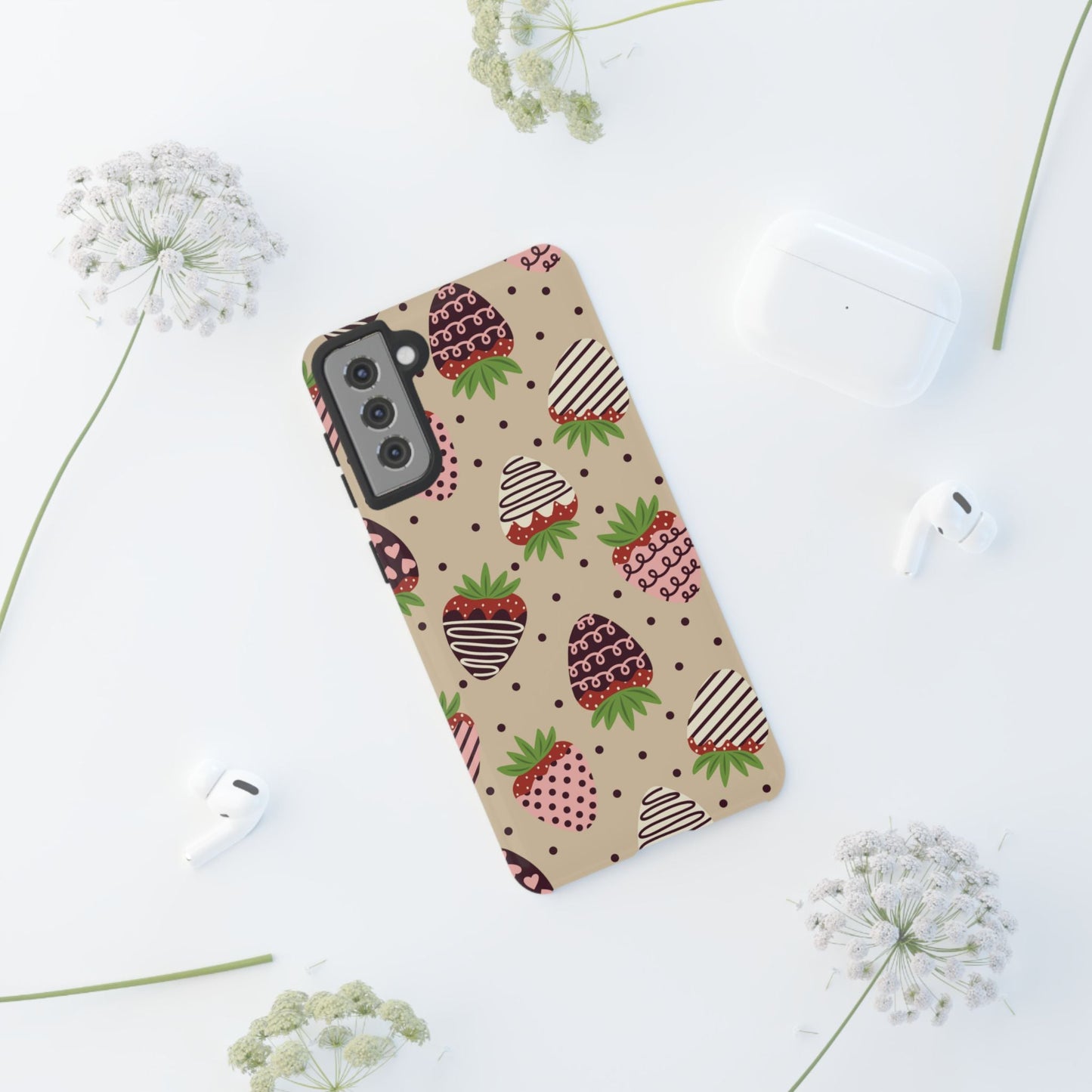 Sweetest Strawberries Samsung Galaxy Case - BOGO Cases