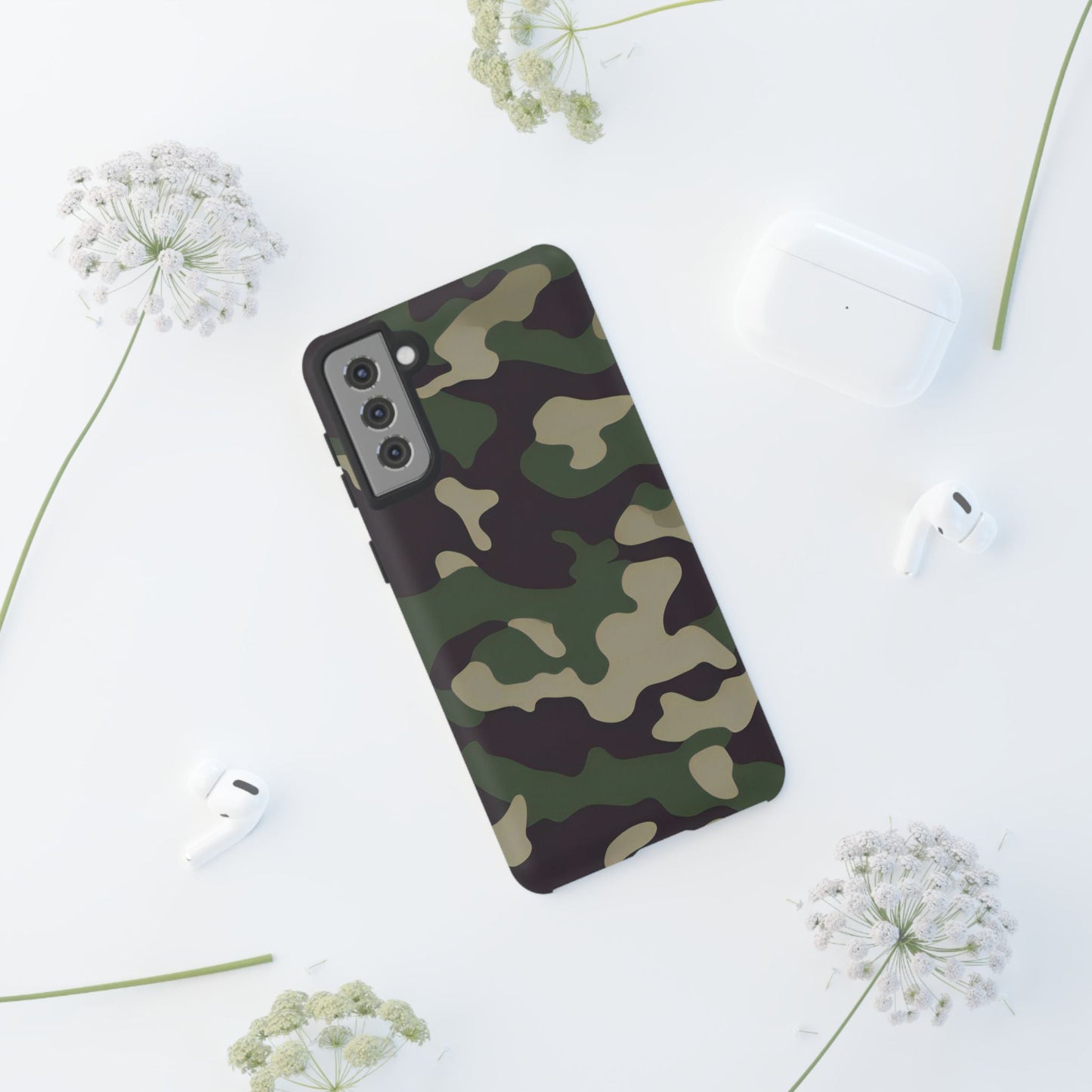 Tactical Woodland Camo - Samsung Galaxy Case - BOGO Cases