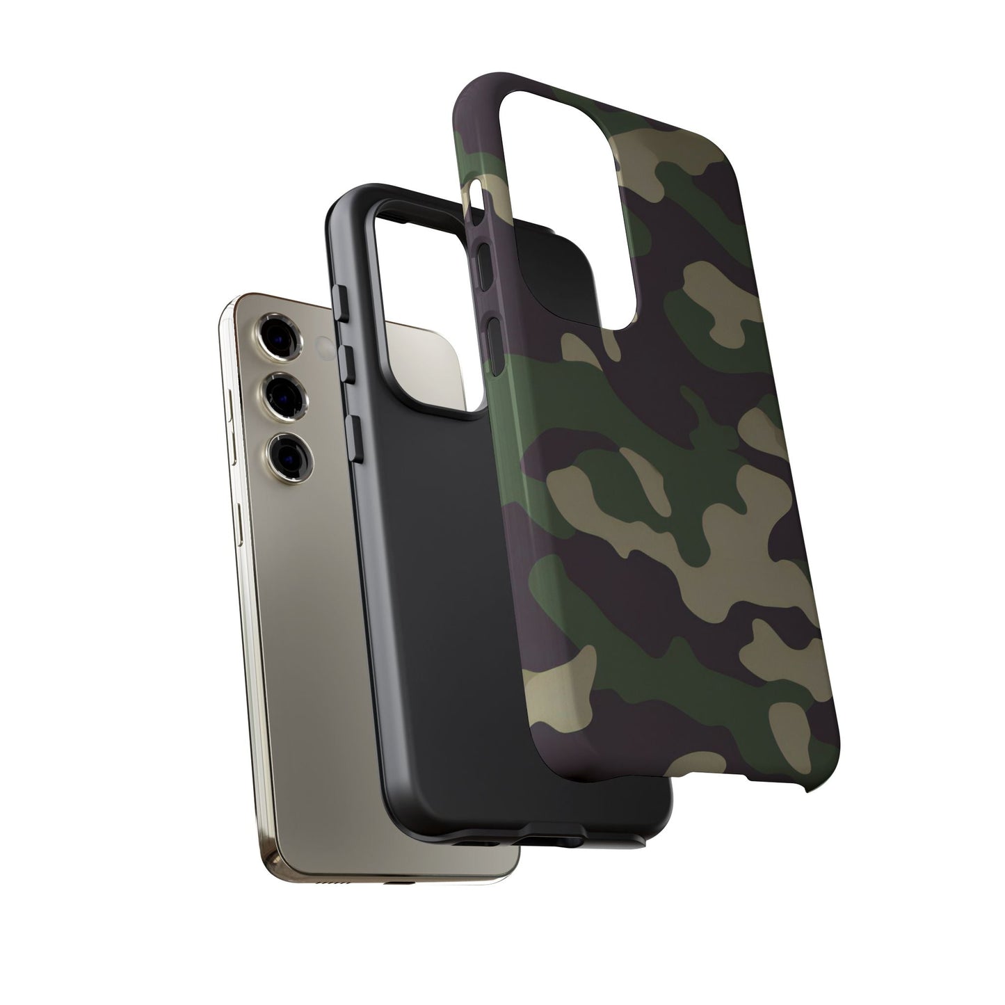 Tactical Woodland Camo - Samsung Galaxy Case - BOGO Cases
