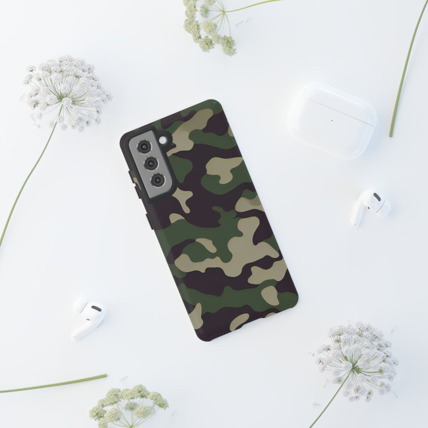 Tactical Woodland Camo - Samsung Galaxy Case - BOGO Cases