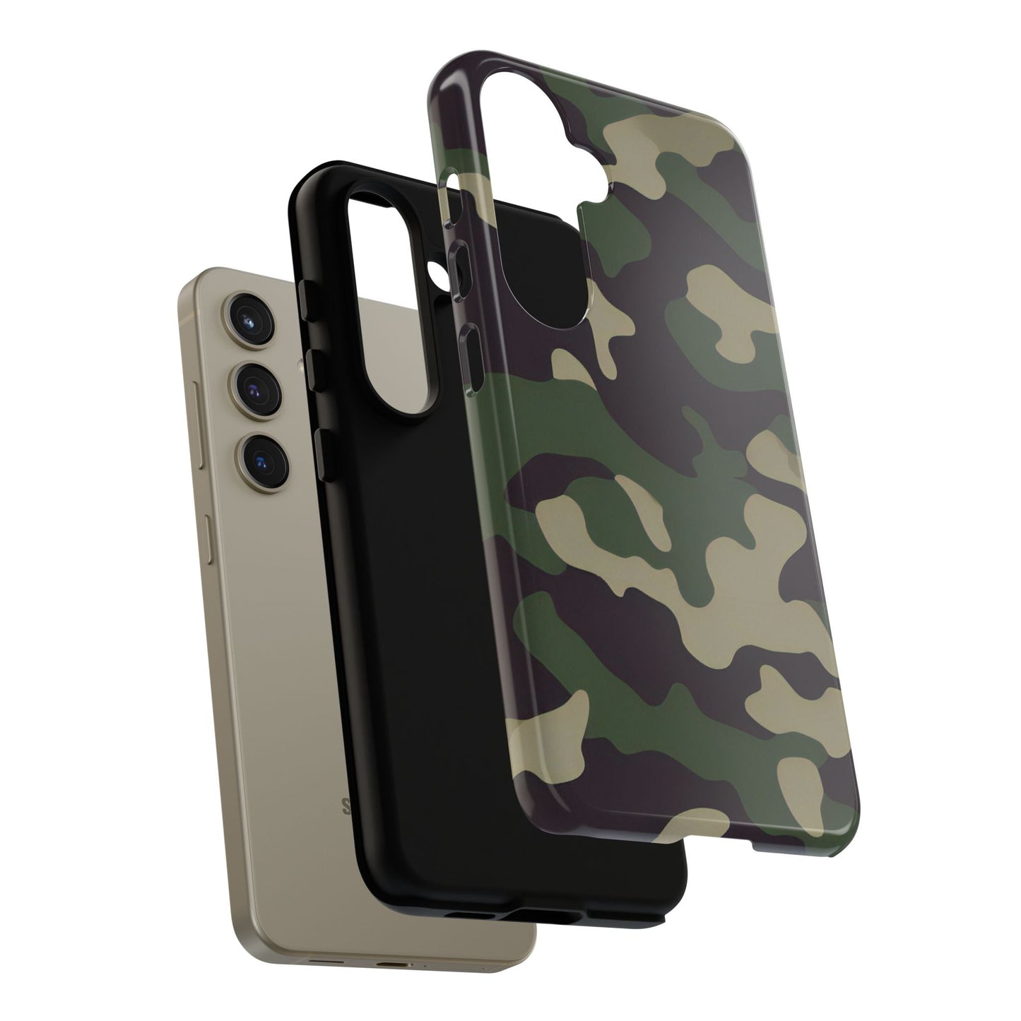 Tactical Woodland Camo - Samsung Galaxy Case - BOGO Cases
