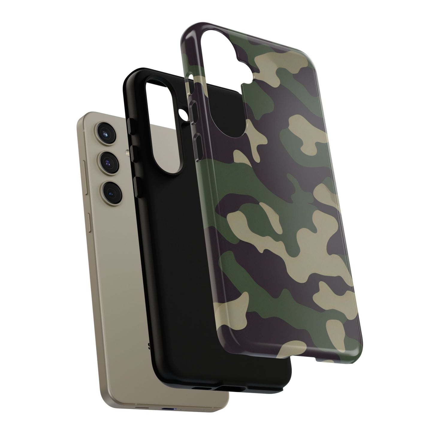 Tactical Woodland Camo - Samsung Galaxy Case - BOGO Cases