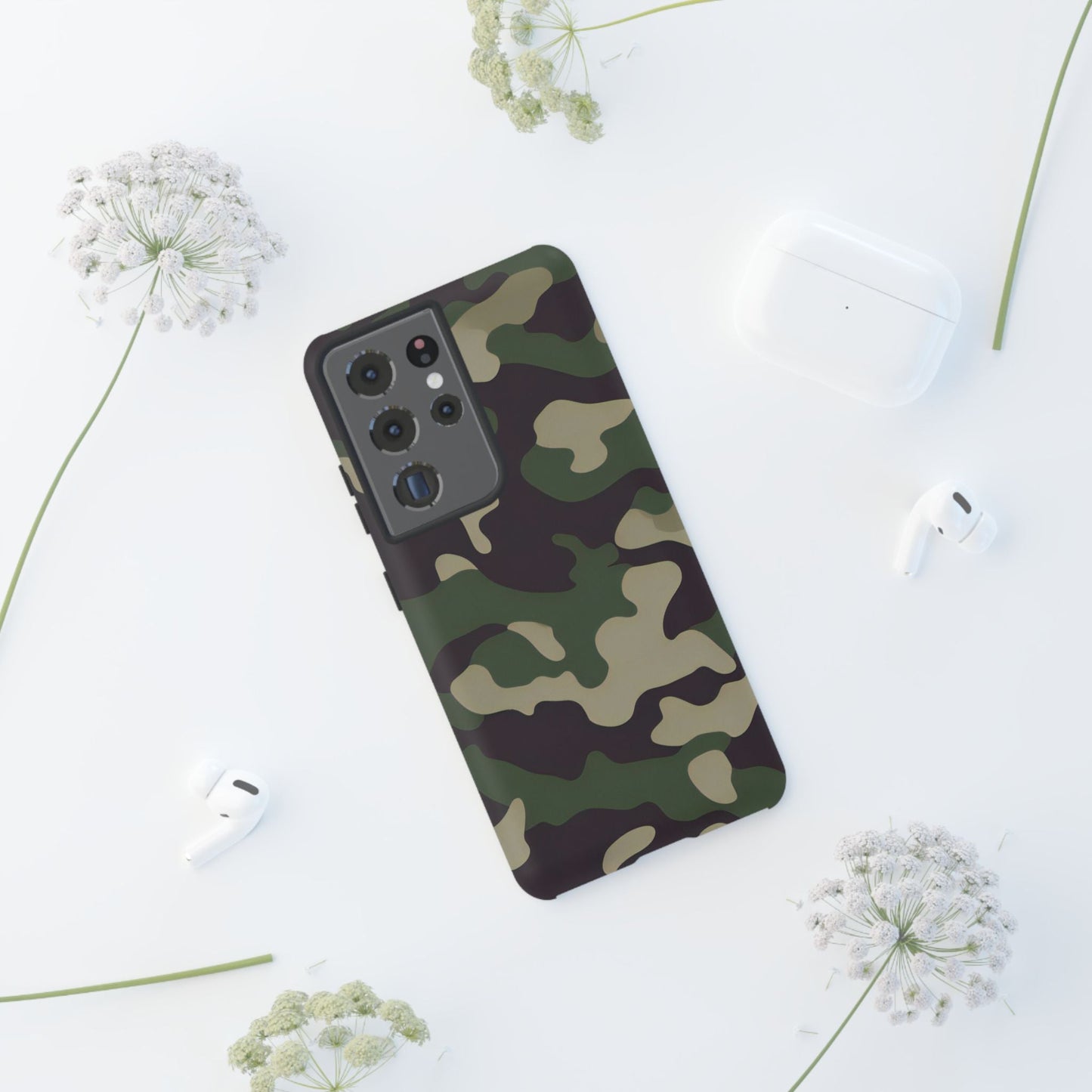 Tactical Woodland Camo - Samsung Galaxy Case - BOGO Cases