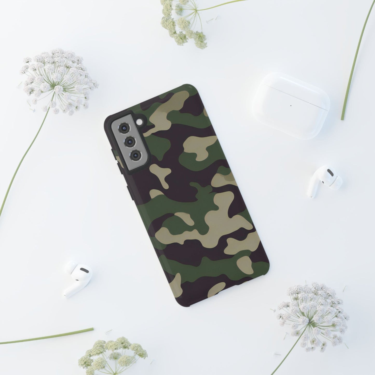 Tactical Woodland Camo - Samsung Galaxy Case - BOGO Cases
