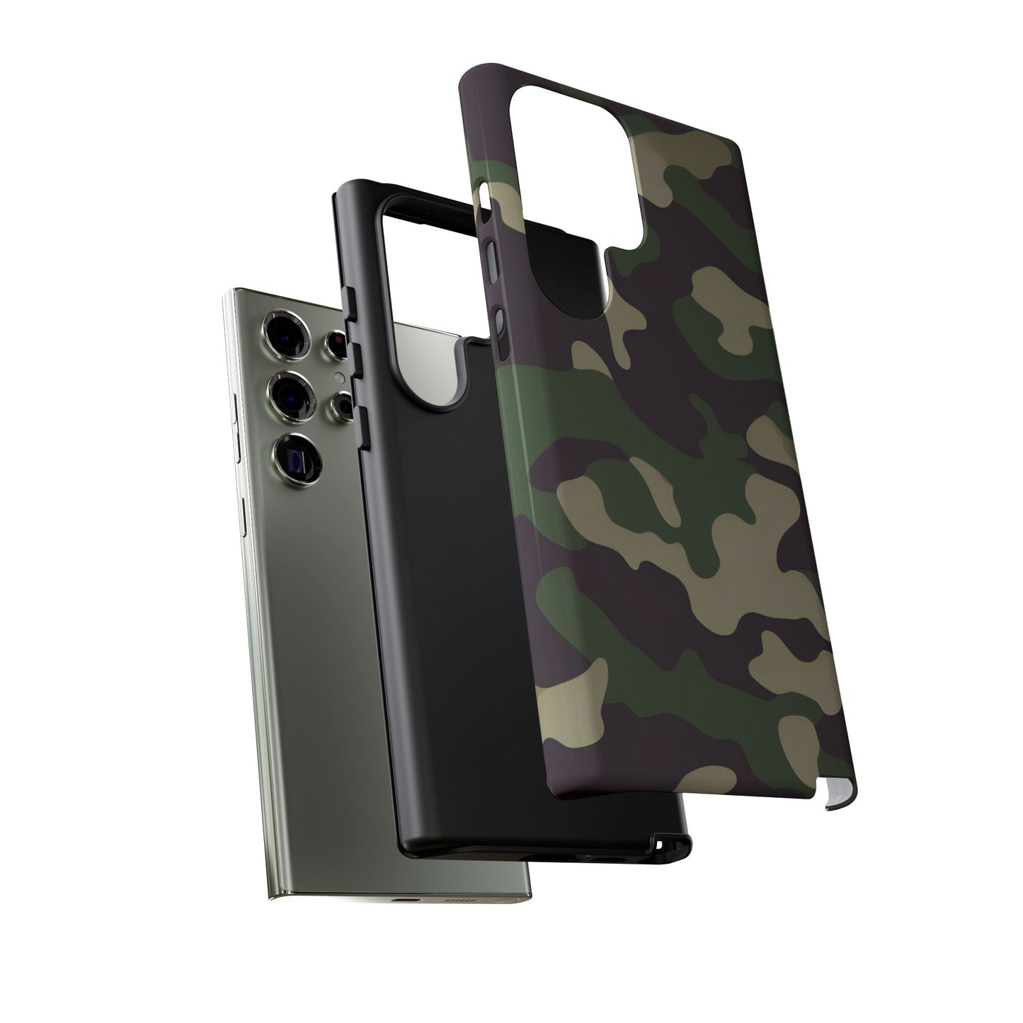 Tactical Woodland Camo - Samsung Galaxy Case - BOGO Cases