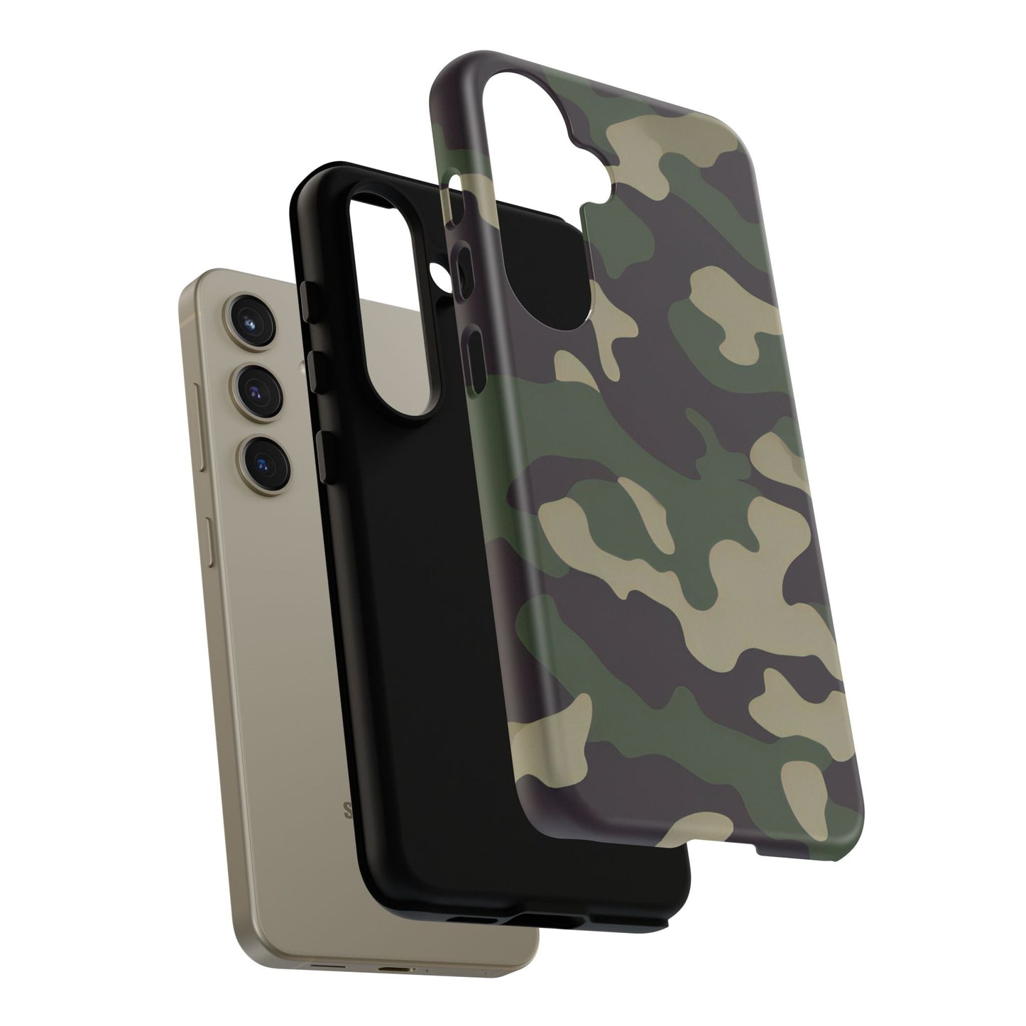 Tactical Woodland Camo - Samsung Galaxy Case - BOGO Cases