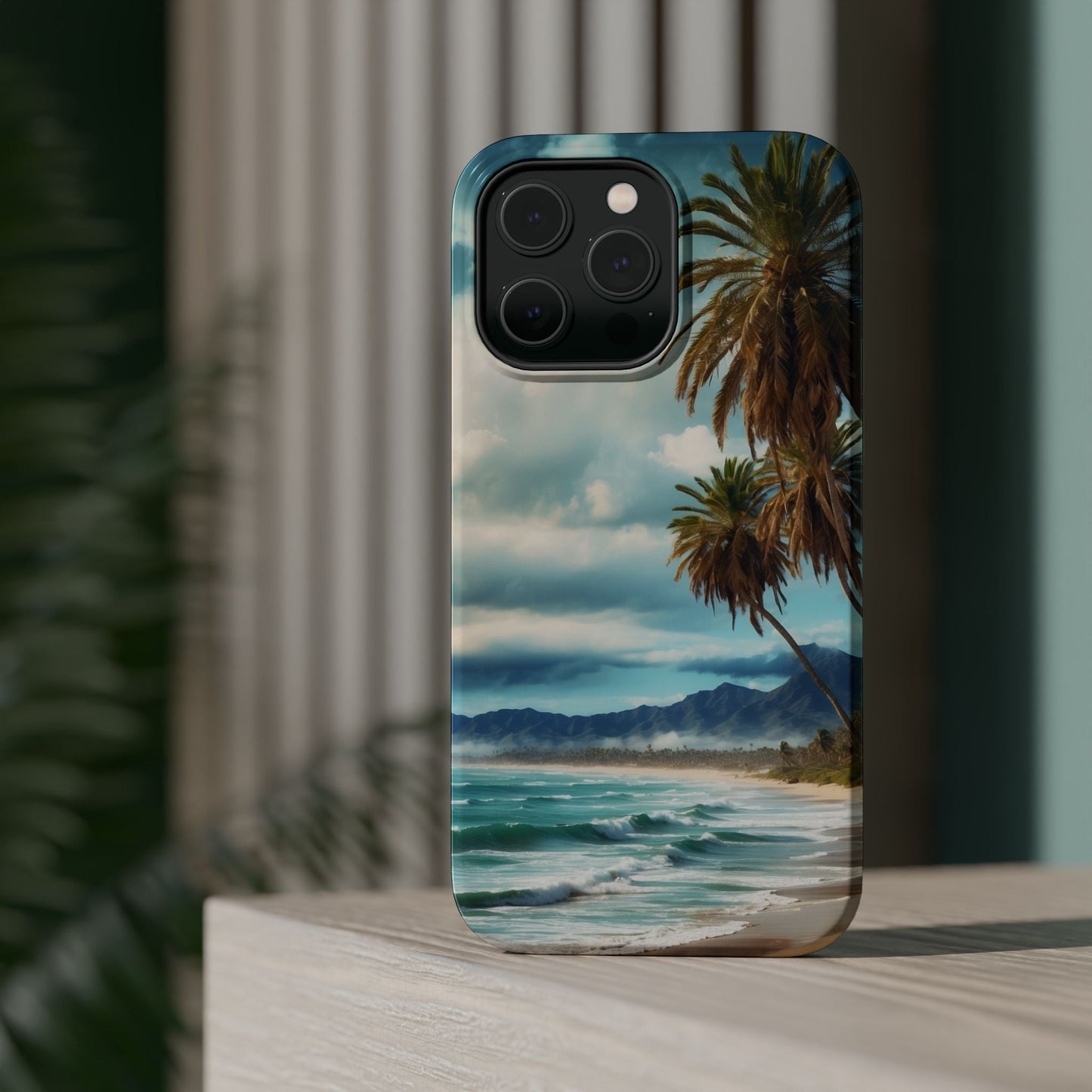 Tropical Escape Palm Beach - MagSafe iPhone Case - BOGO Cases