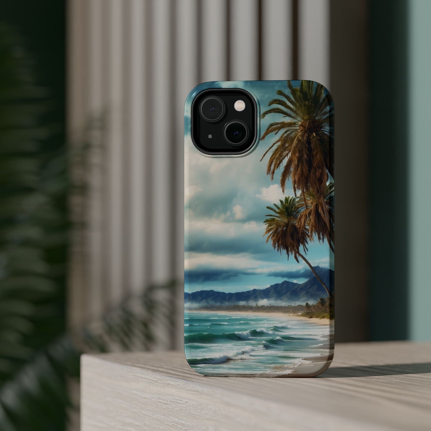 Tropical Escape Palm Beach - MagSafe iPhone Case - BOGO Cases
