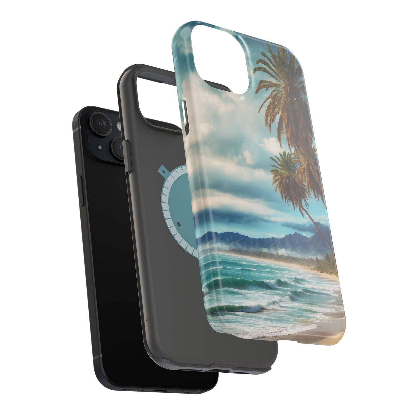 Tropical Escape Palm Beach - MagSafe iPhone Case - BOGO Cases