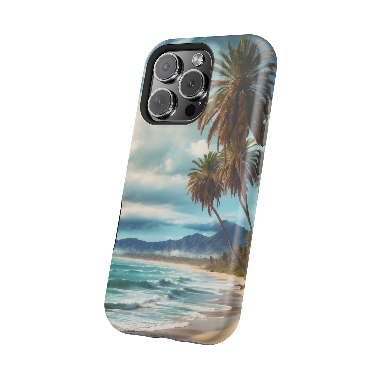 Tropical Escape Palm Beach - MagSafe iPhone Case - BOGO Cases