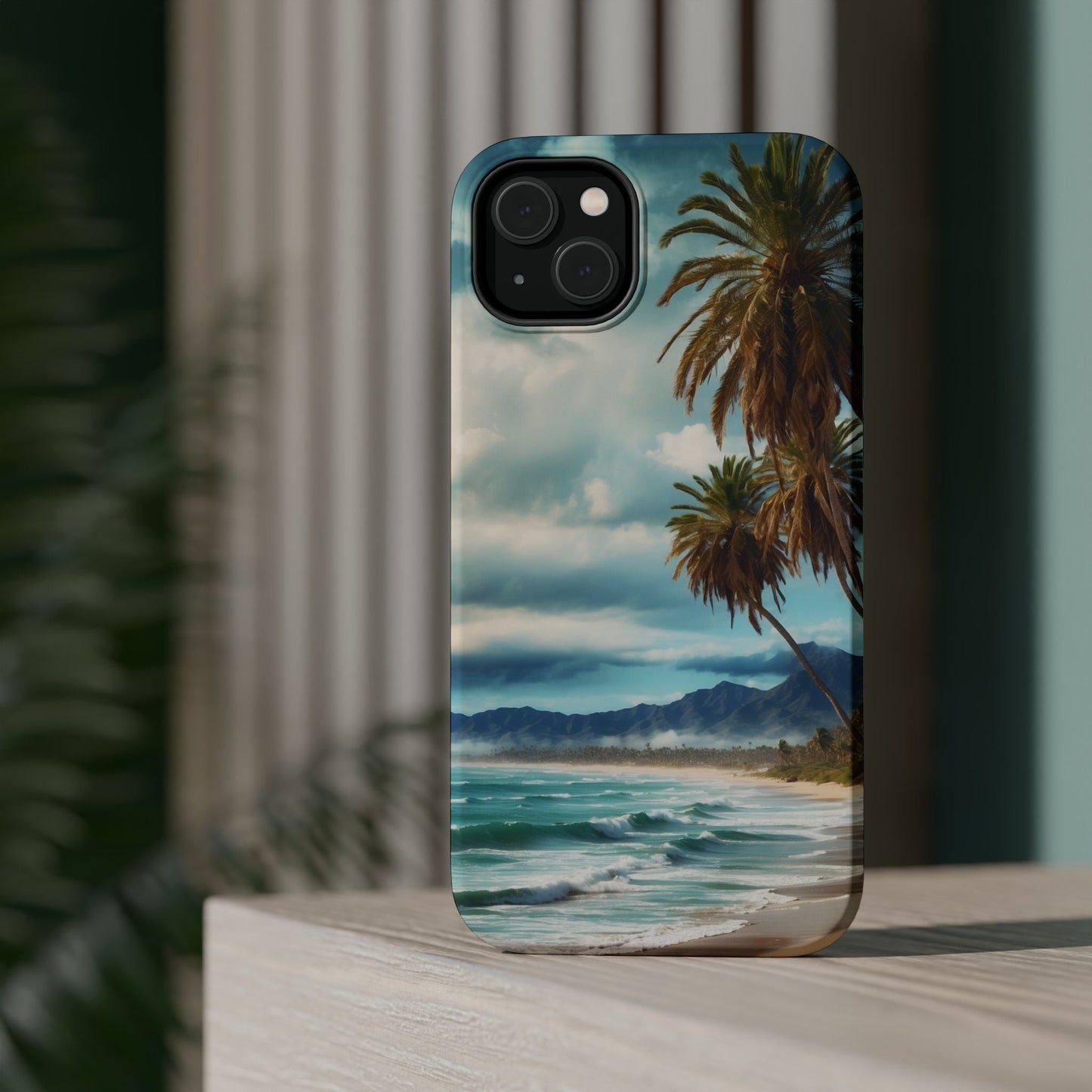 Tropical Escape Palm Beach - MagSafe iPhone Case - BOGO Cases