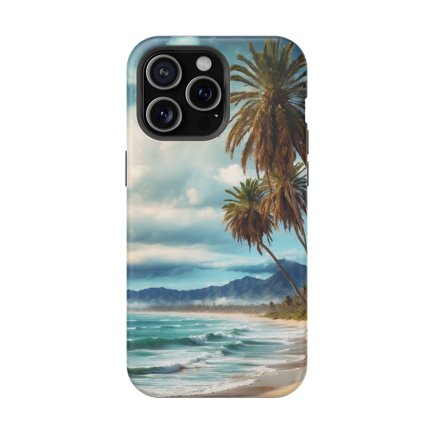 Tropical Escape Palm Beach - MagSafe iPhone Case - BOGO Cases