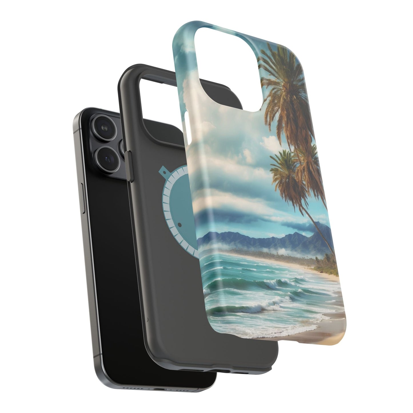 Tropical Escape Palm Beach - MagSafe iPhone Case - BOGO Cases