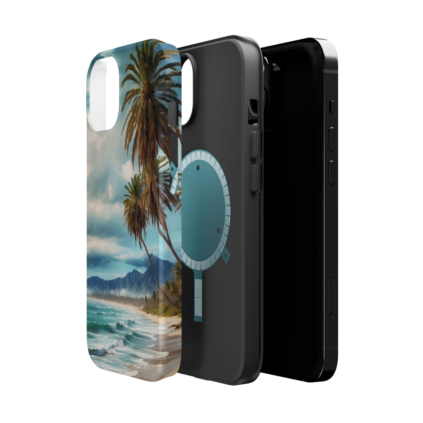 Tropical Escape Palm Beach - MagSafe iPhone Case - BOGO Cases
