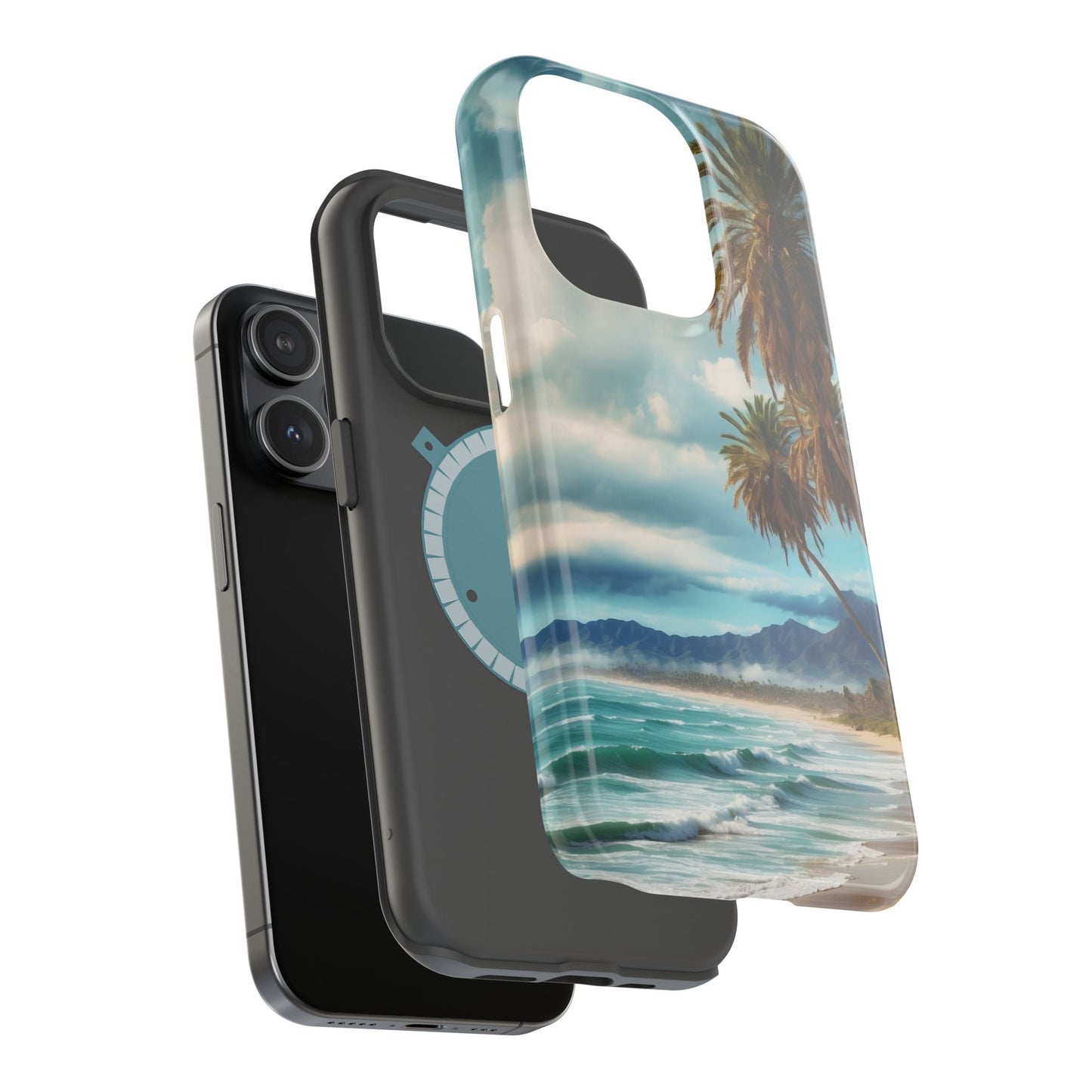Tropical Escape Palm Beach - MagSafe iPhone Case - BOGO Cases