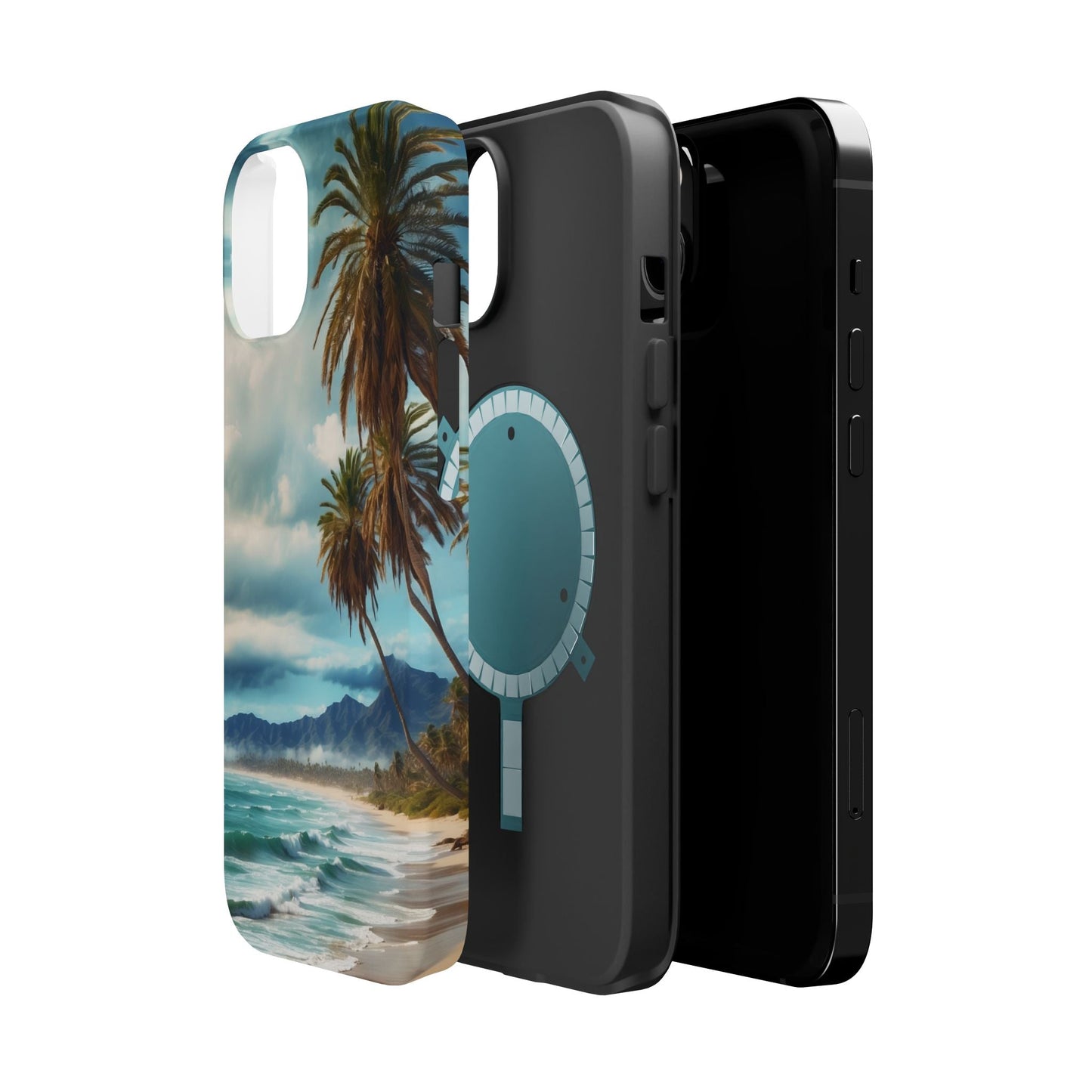 Tropical Escape Palm Beach - MagSafe iPhone Case - BOGO Cases