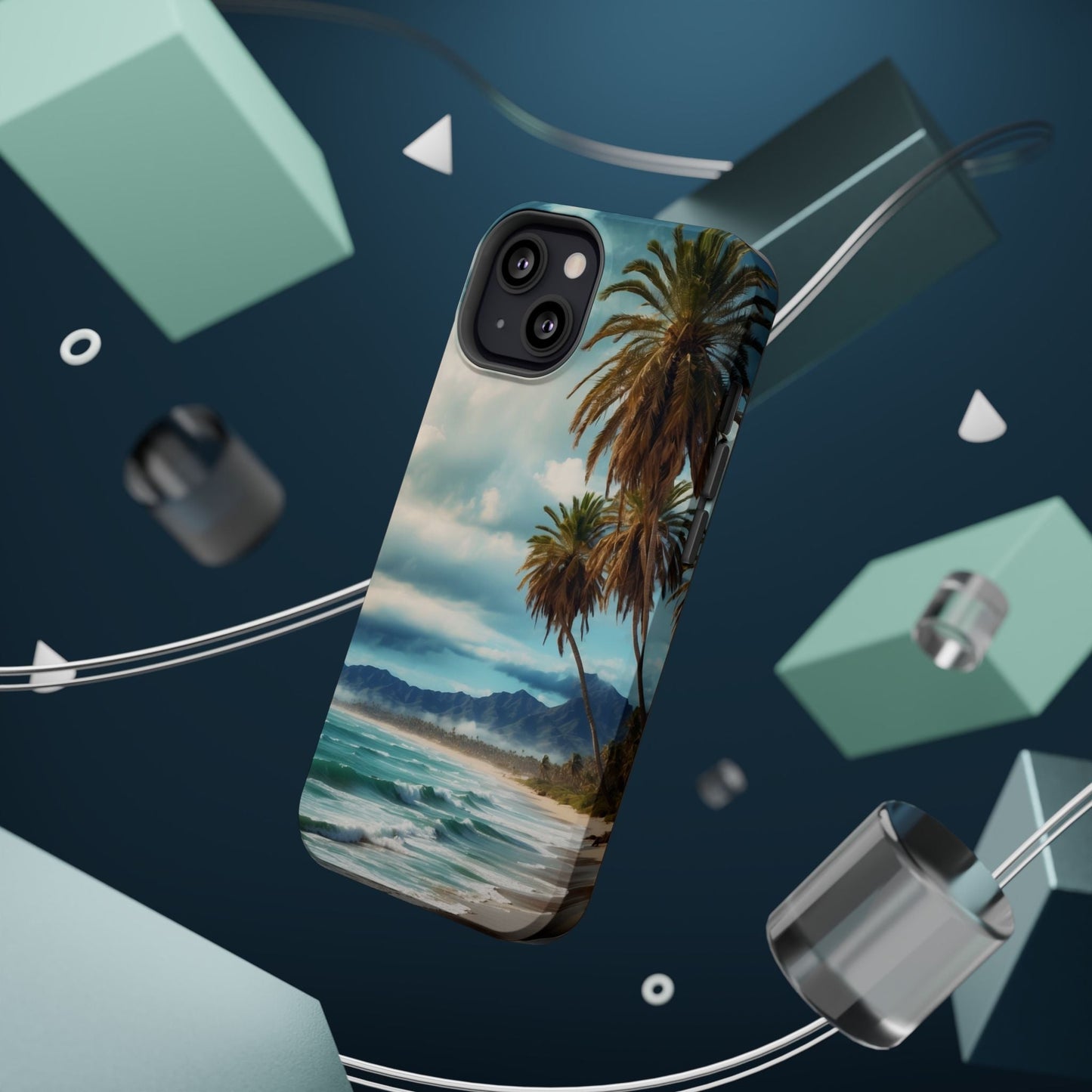 Tropical Escape Palm Beach - MagSafe iPhone Case - BOGO Cases