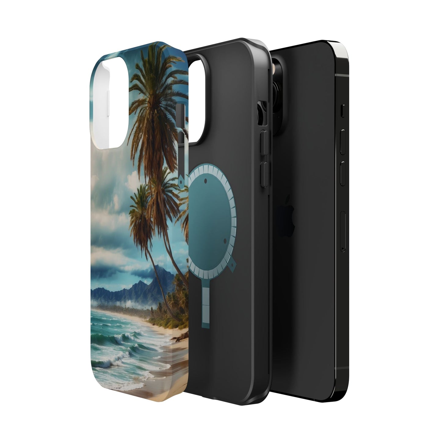 Tropical Escape Palm Beach - MagSafe iPhone Case - BOGO Cases