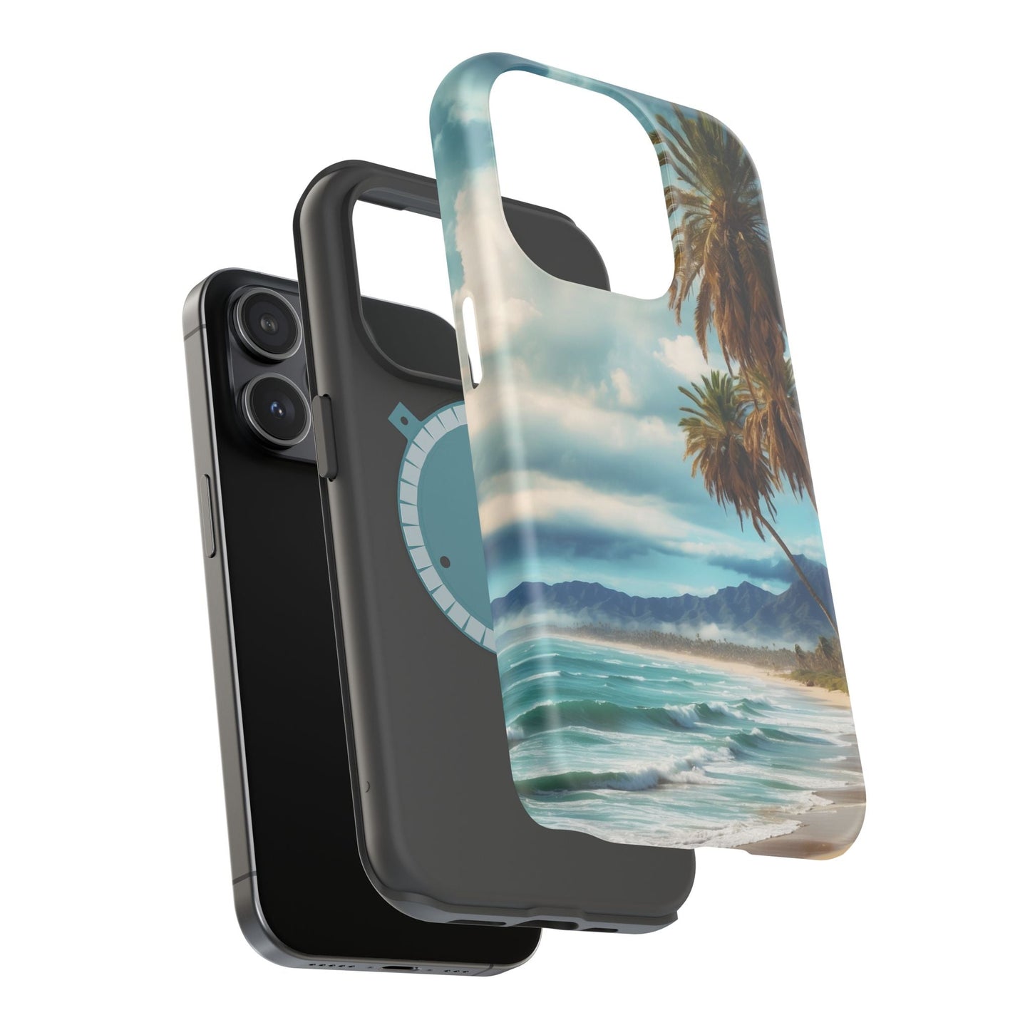 Tropical Escape Palm Beach - MagSafe iPhone Case - BOGO Cases