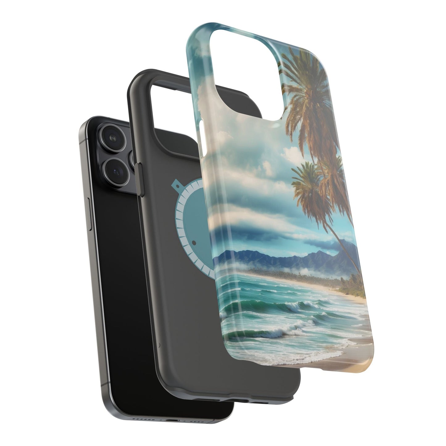 Tropical Escape Palm Beach - MagSafe iPhone Case - BOGO Cases