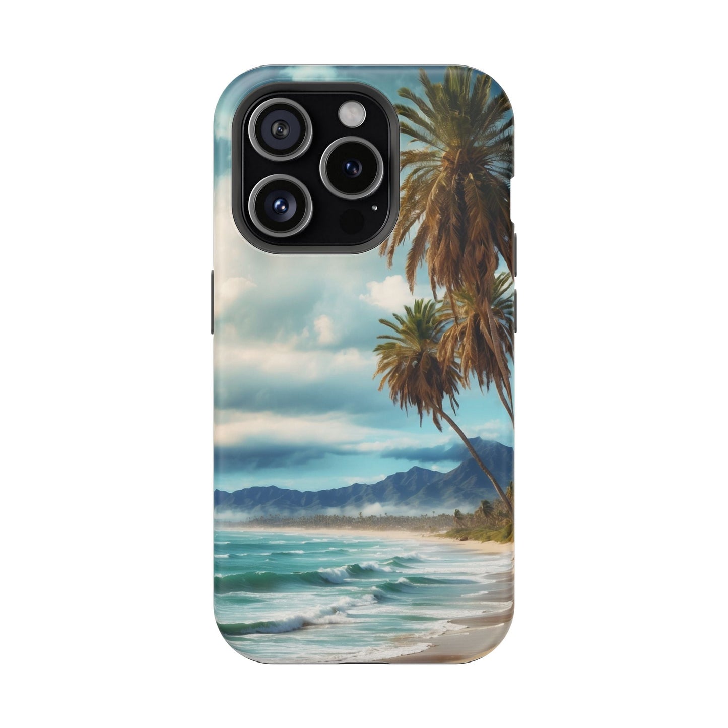 Tropical Escape Palm Beach - MagSafe iPhone Case - BOGO Cases