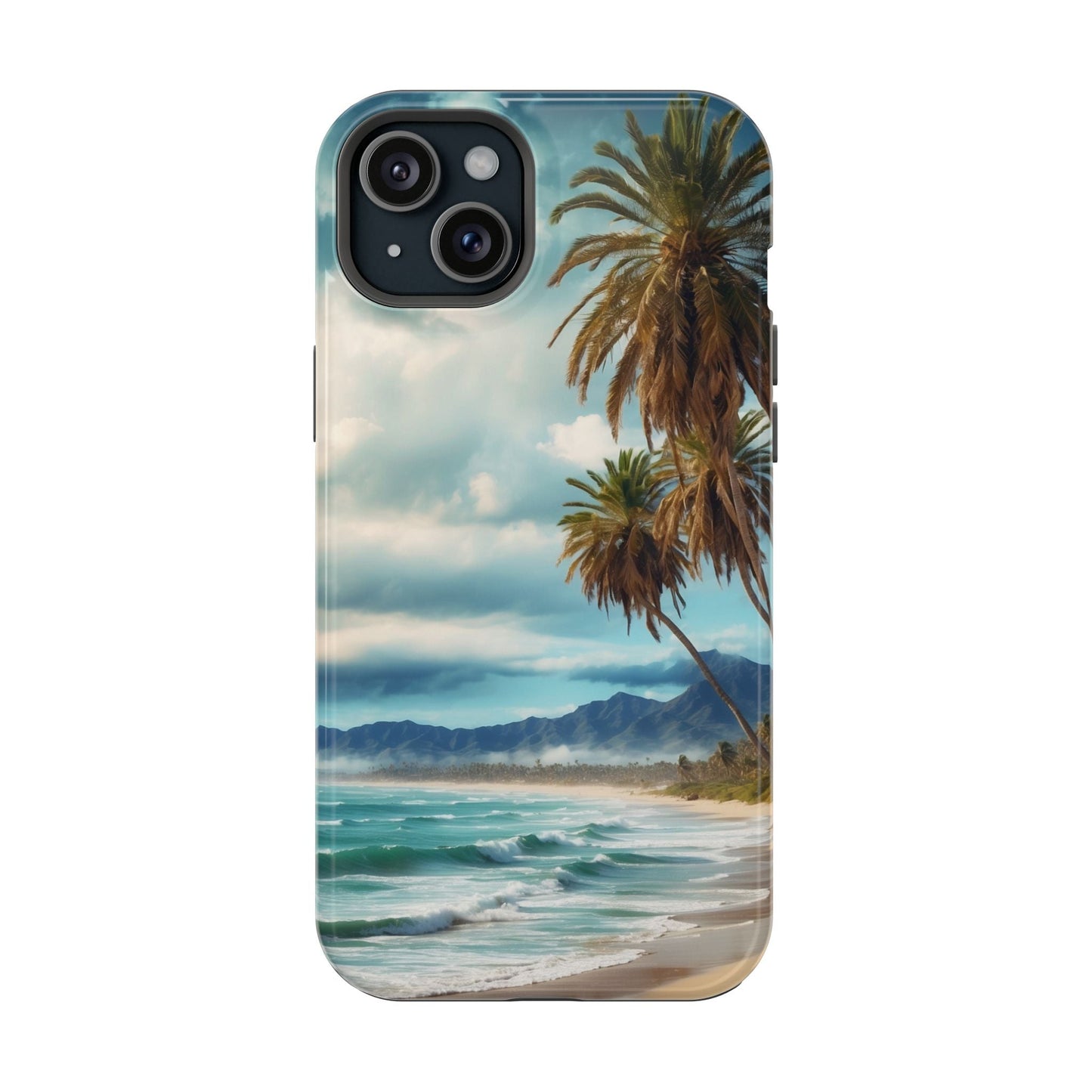 Tropical Escape Palm Beach - MagSafe iPhone Case - BOGO Cases