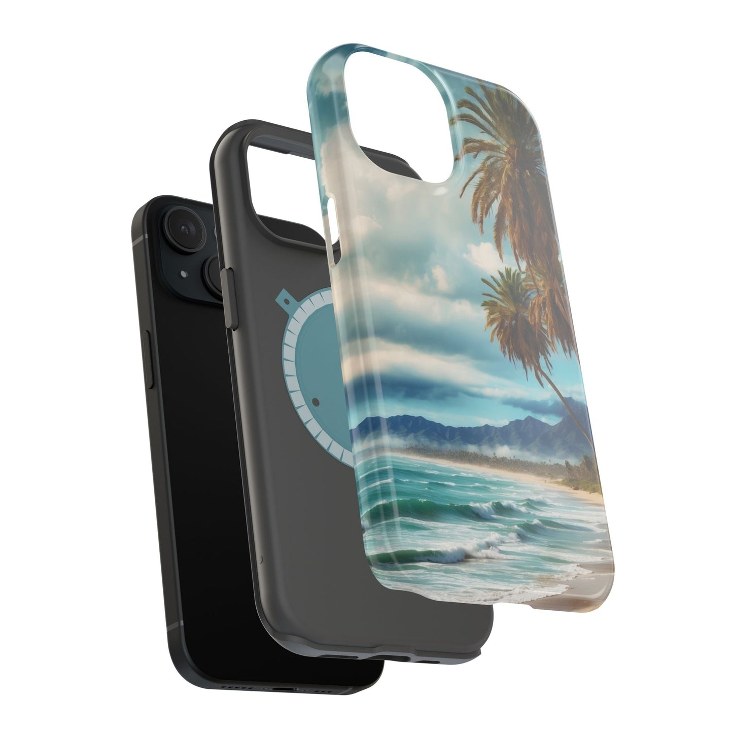 Tropical Escape Palm Beach - MagSafe iPhone Case - BOGO Cases