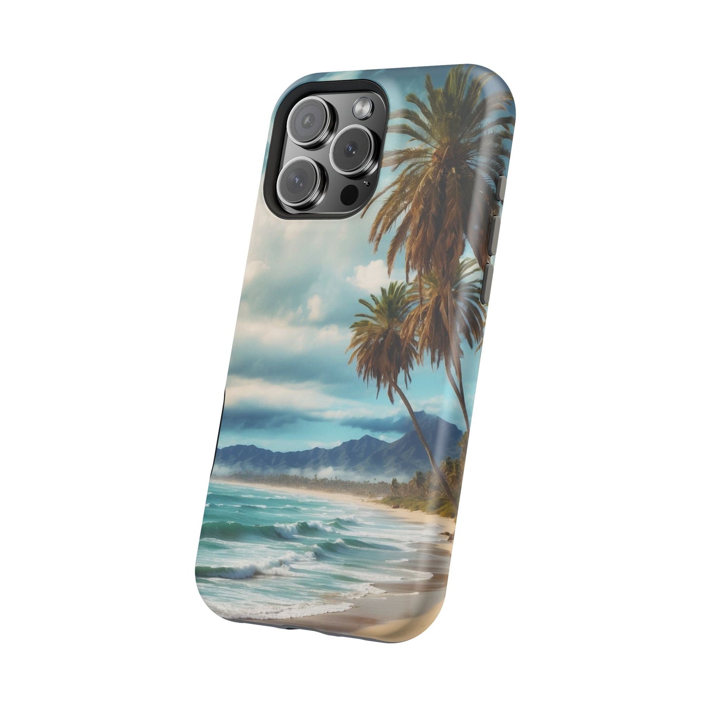 Tropical Escape Palm Beach - MagSafe iPhone Case - BOGO Cases