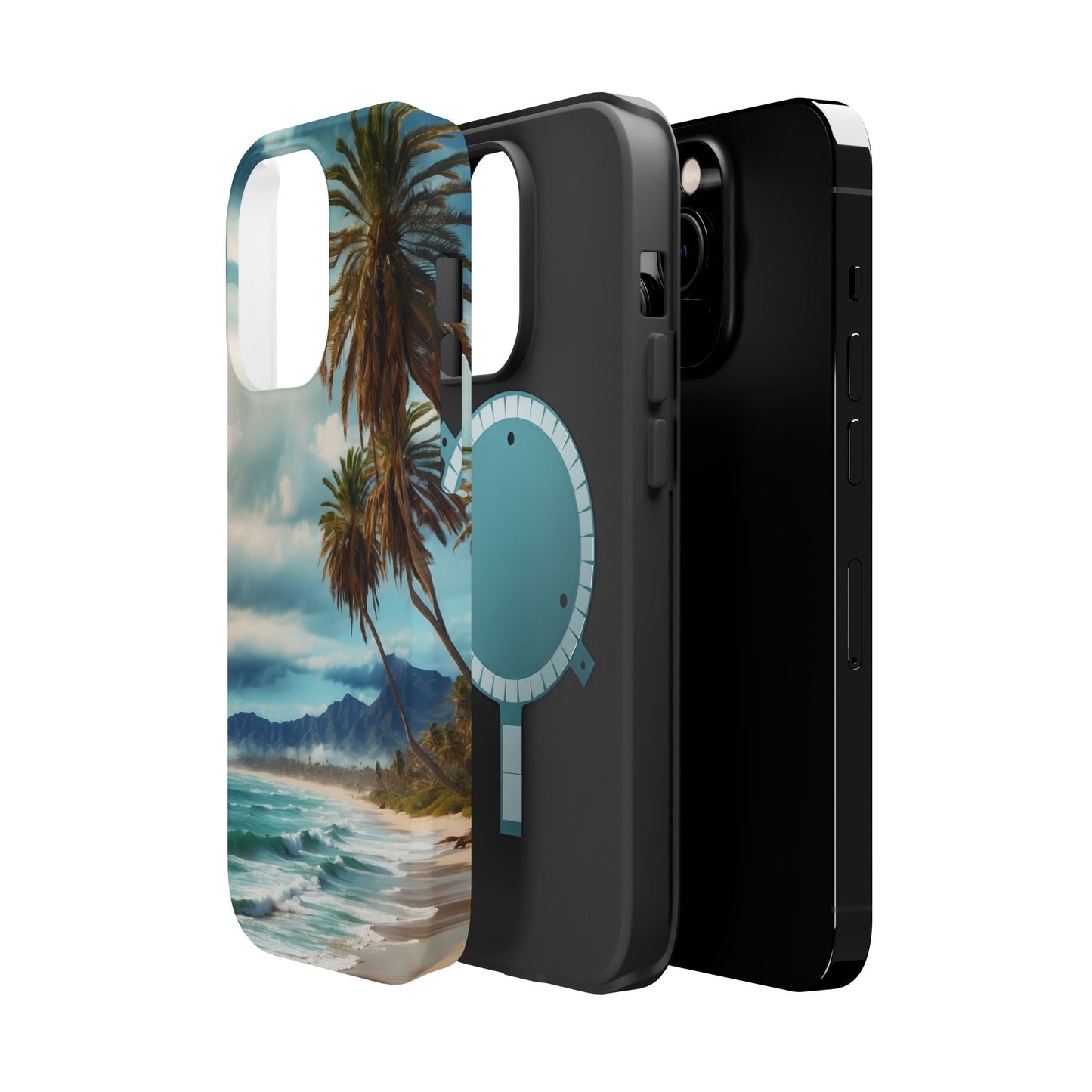 Tropical Escape Palm Beach - MagSafe iPhone Case - BOGO Cases