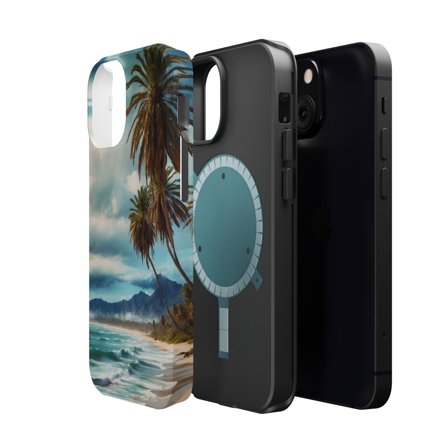 Tropical Escape Palm Beach - MagSafe iPhone Case - BOGO Cases