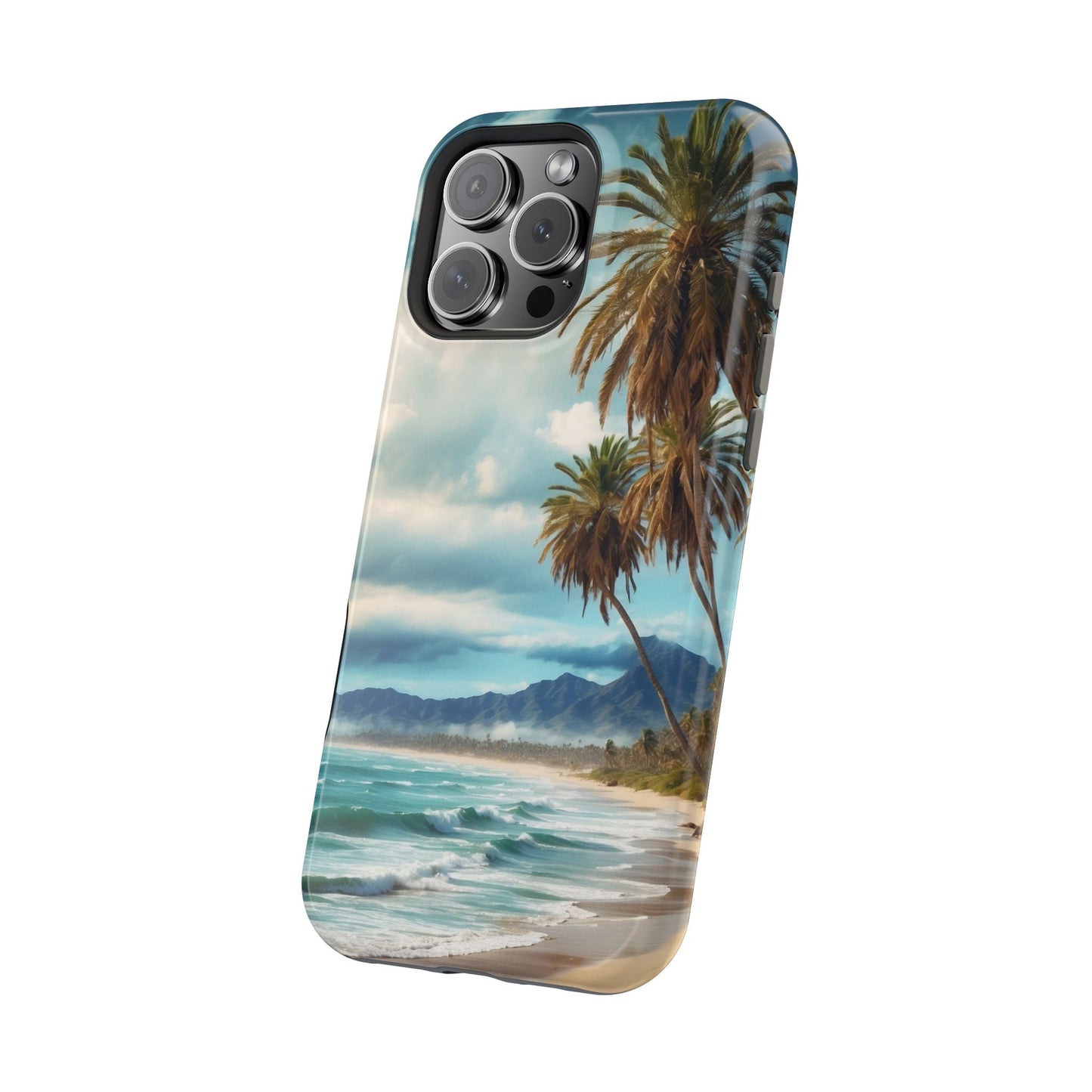 Tropical Escape Palm Beach - MagSafe iPhone Case - BOGO Cases