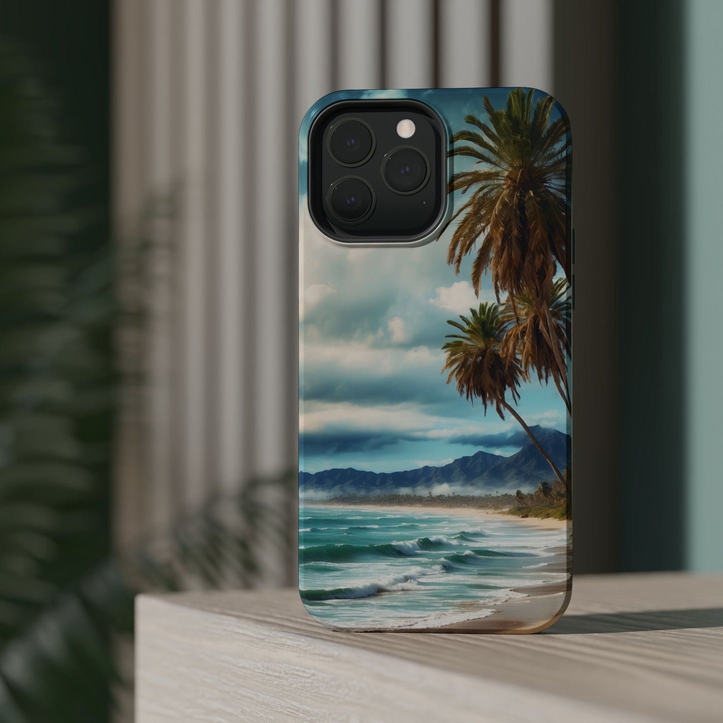 Tropical Escape Palm Beach - MagSafe iPhone Case - BOGO Cases