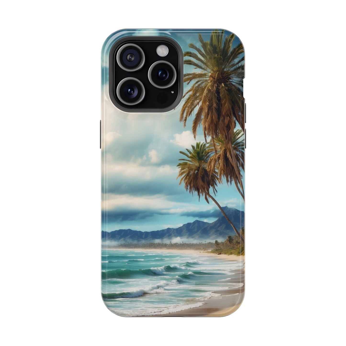 Tropical Escape Palm Beach - MagSafe iPhone Case - BOGO Cases