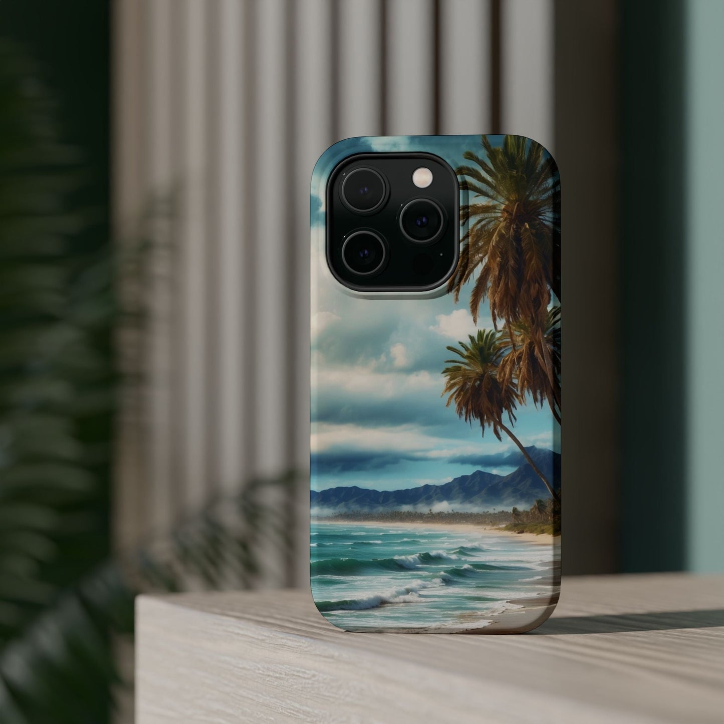 Tropical Escape Palm Beach - MagSafe iPhone Case - BOGO Cases