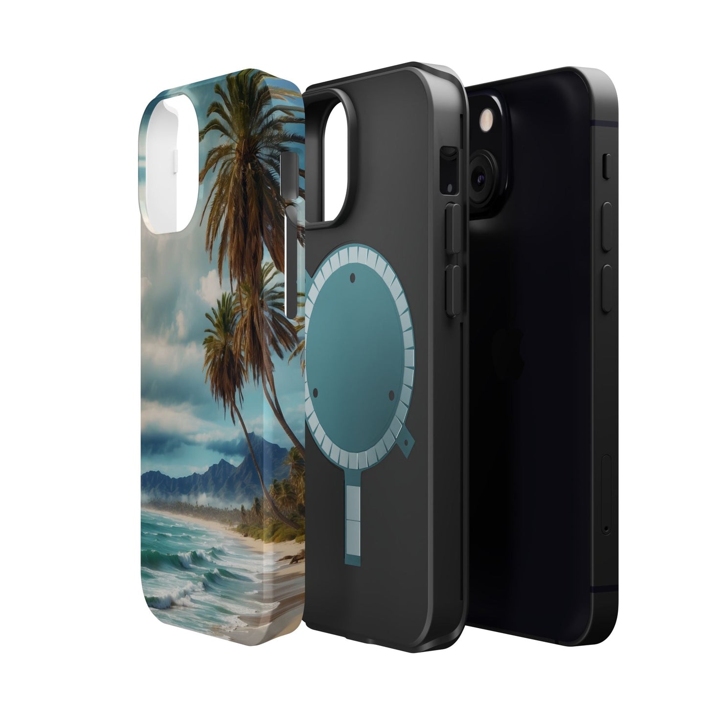 Tropical Escape Palm Beach - MagSafe iPhone Case - BOGO Cases